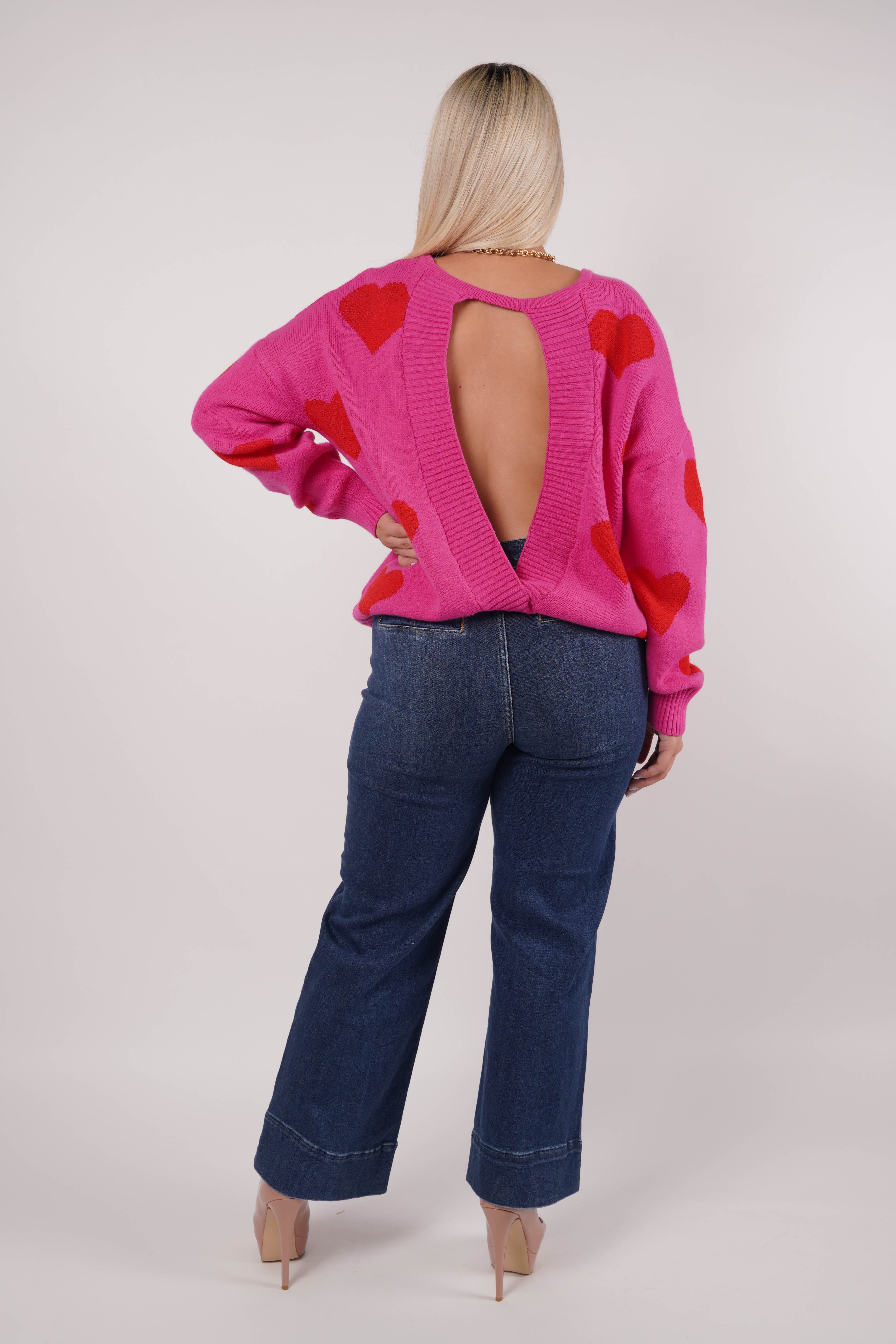 Luzmila OpenBack Sweater - Carema Boutique