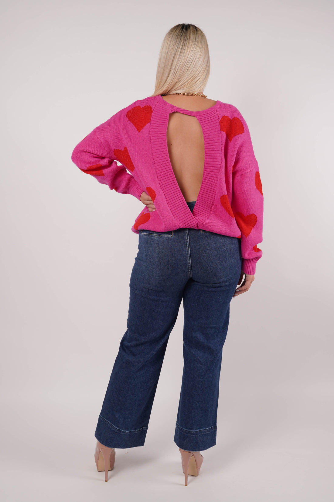 Luzmila OpenBack Sweater - Carema Boutique