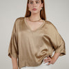 Alice Blouse – Effortless Satin Drape for Everyday Elegance
