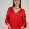 Alice Blouse – Effortless Satin Drape for Everyday Elegance