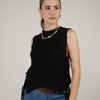 Lurex Top – Shimmer Knit Sleeveless Statement