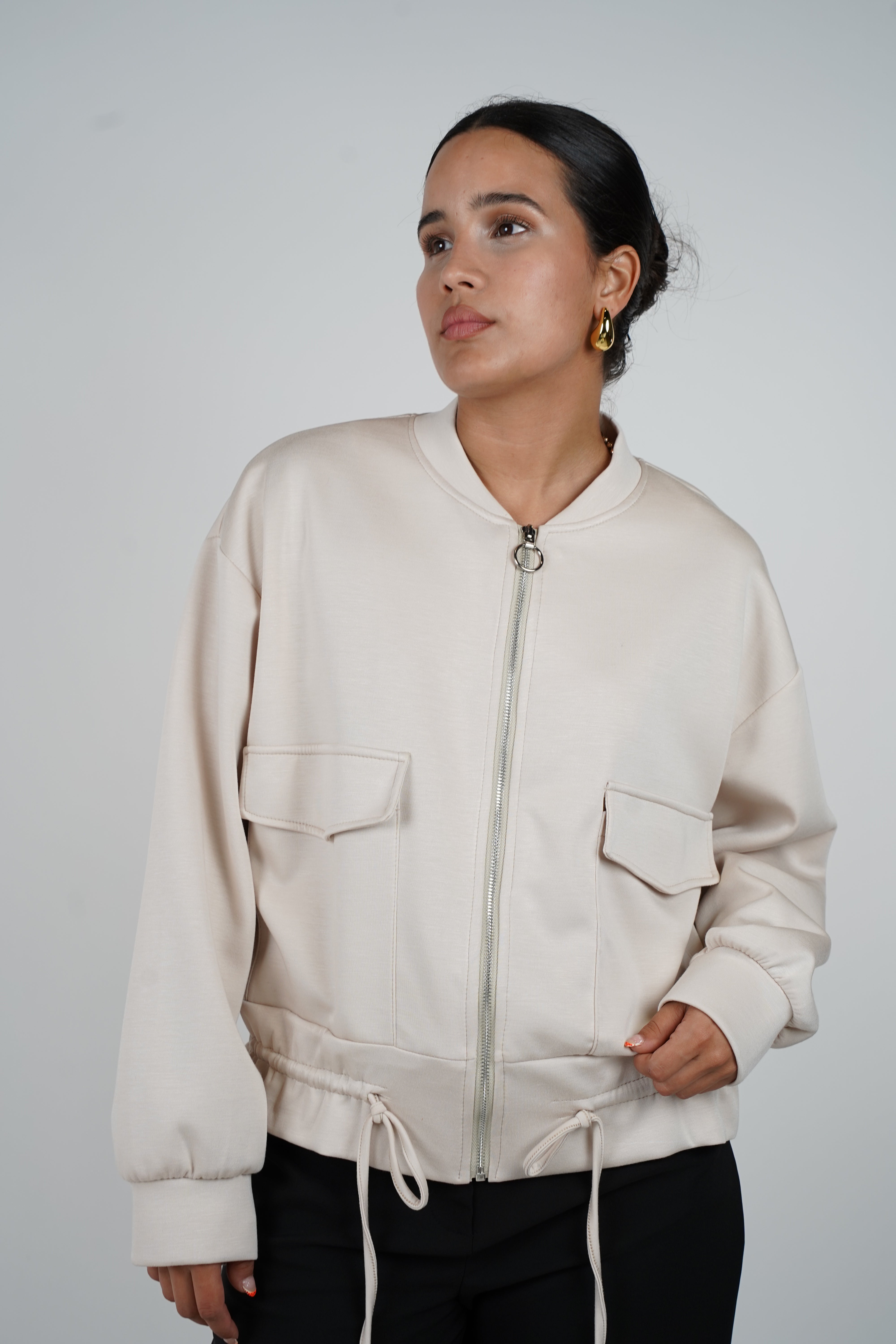 Yalitza Jacket – Sleek Utility with a Feminine Touch