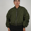 Mardys Bomber Jacket –  Ruched Sleeves