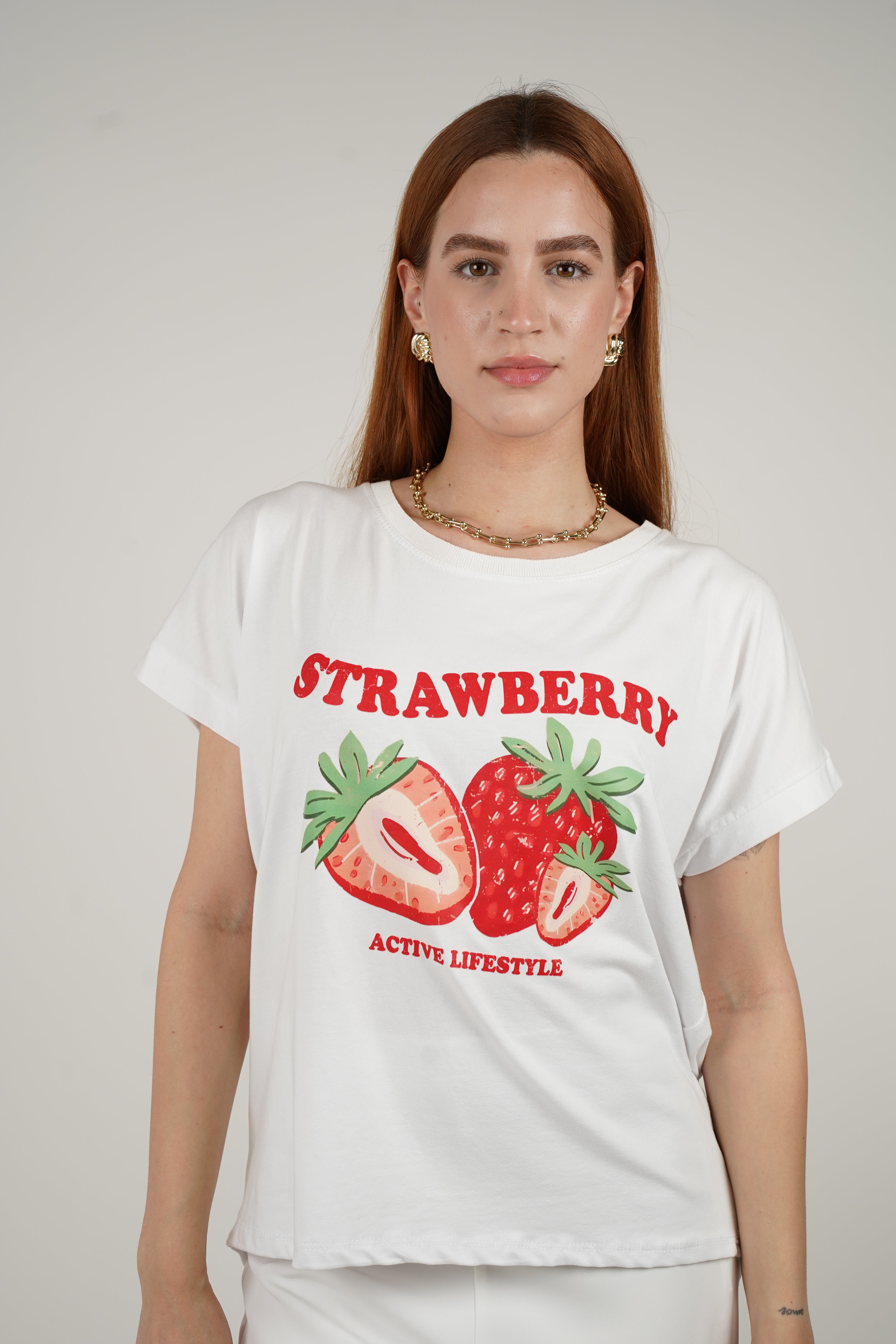 Camiseta de fresa