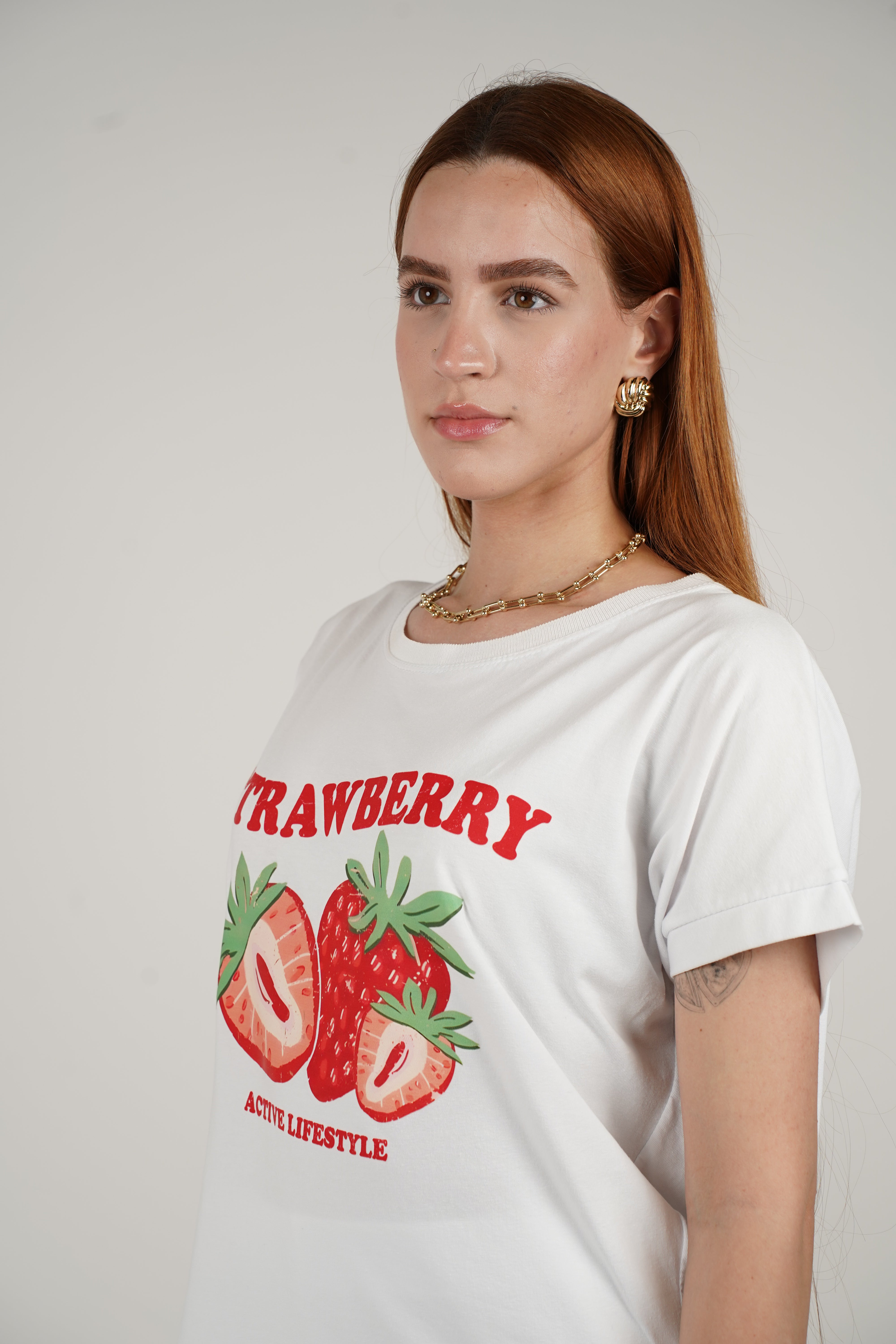 Camiseta de fresa