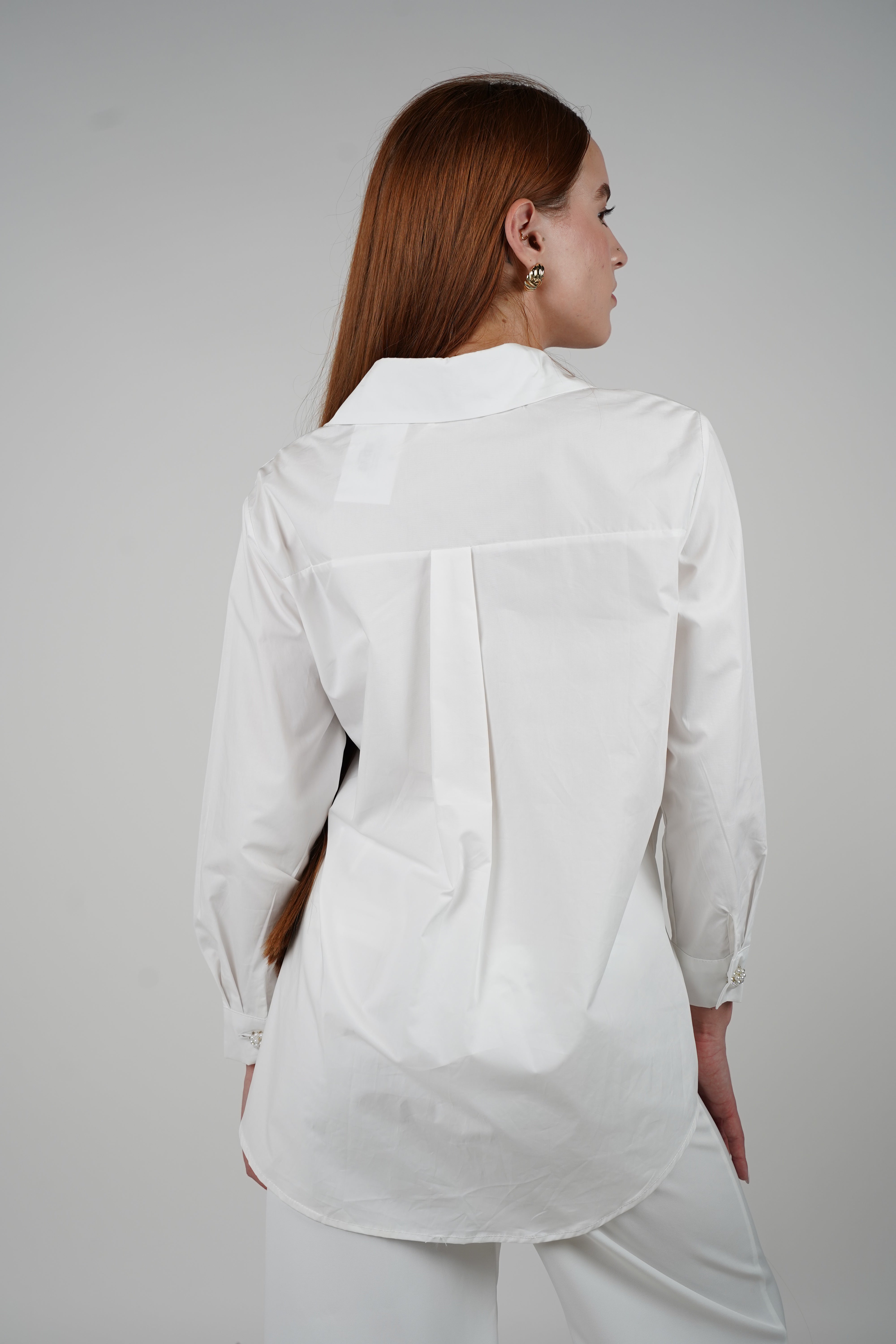 Mariana - Camisa de botones extragrande