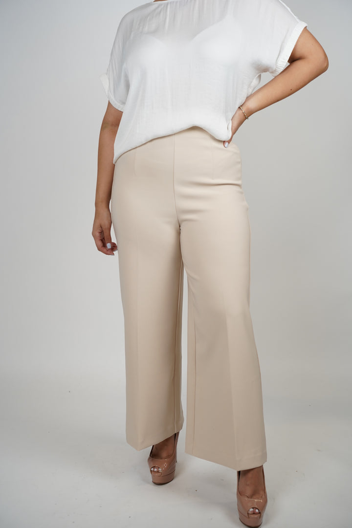 Fatima Wideleg Trousers - Carema Boutique