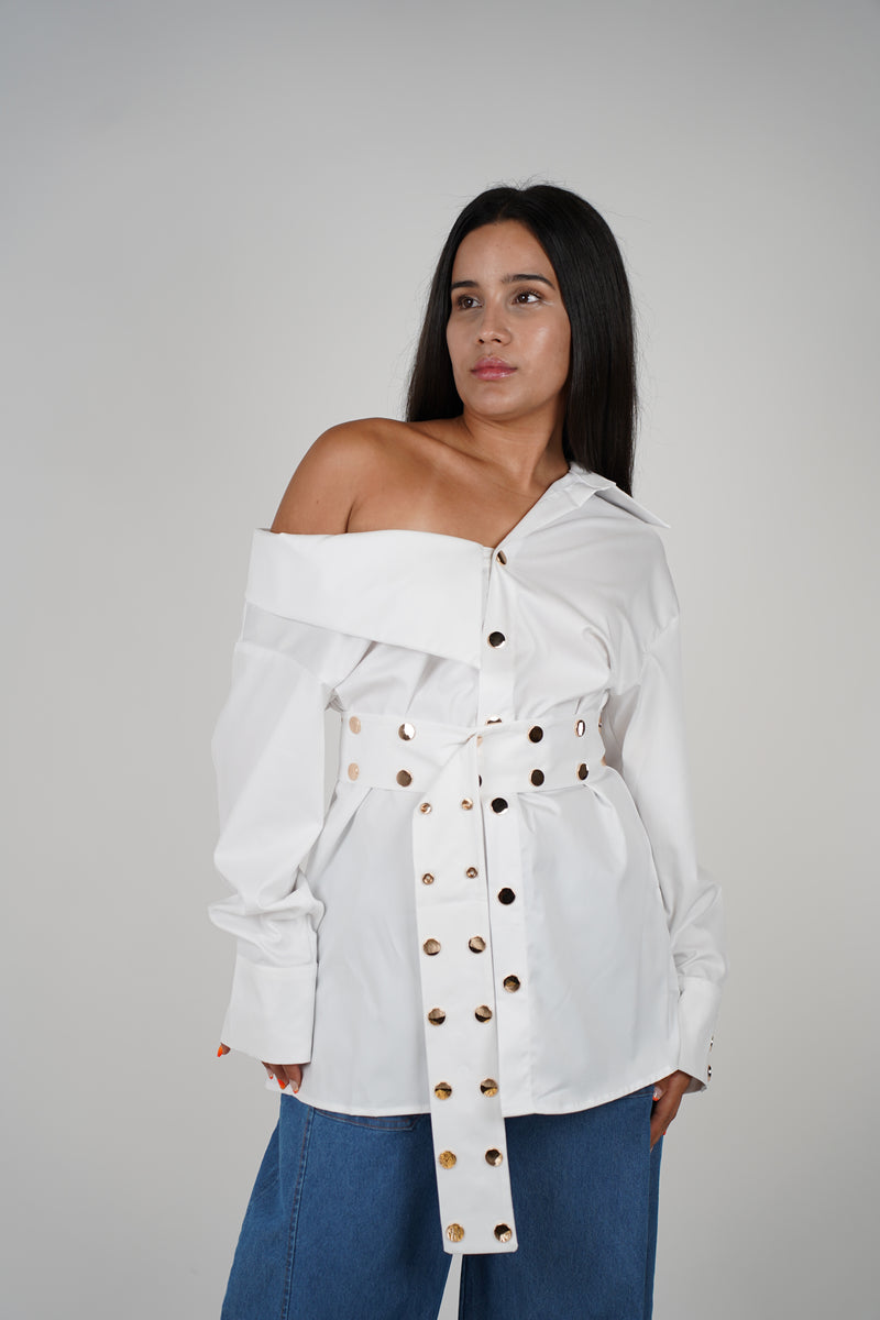 Calo Oversized Button Down – Bold, Elevated & Statement-Ready