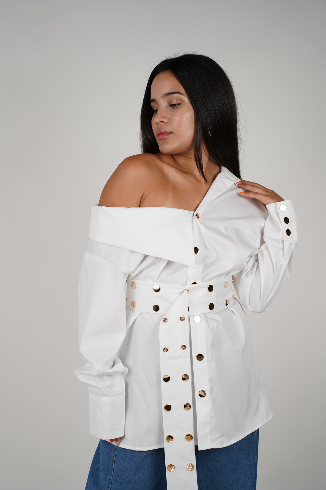 Calo Oversized Button Down – Bold, Elevated & Statement-Ready