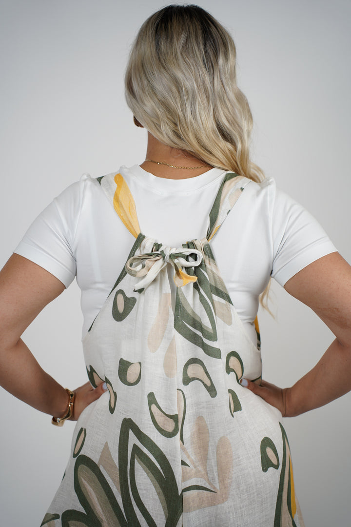 Michelle Linen Jumpsuit - Carema Boutique