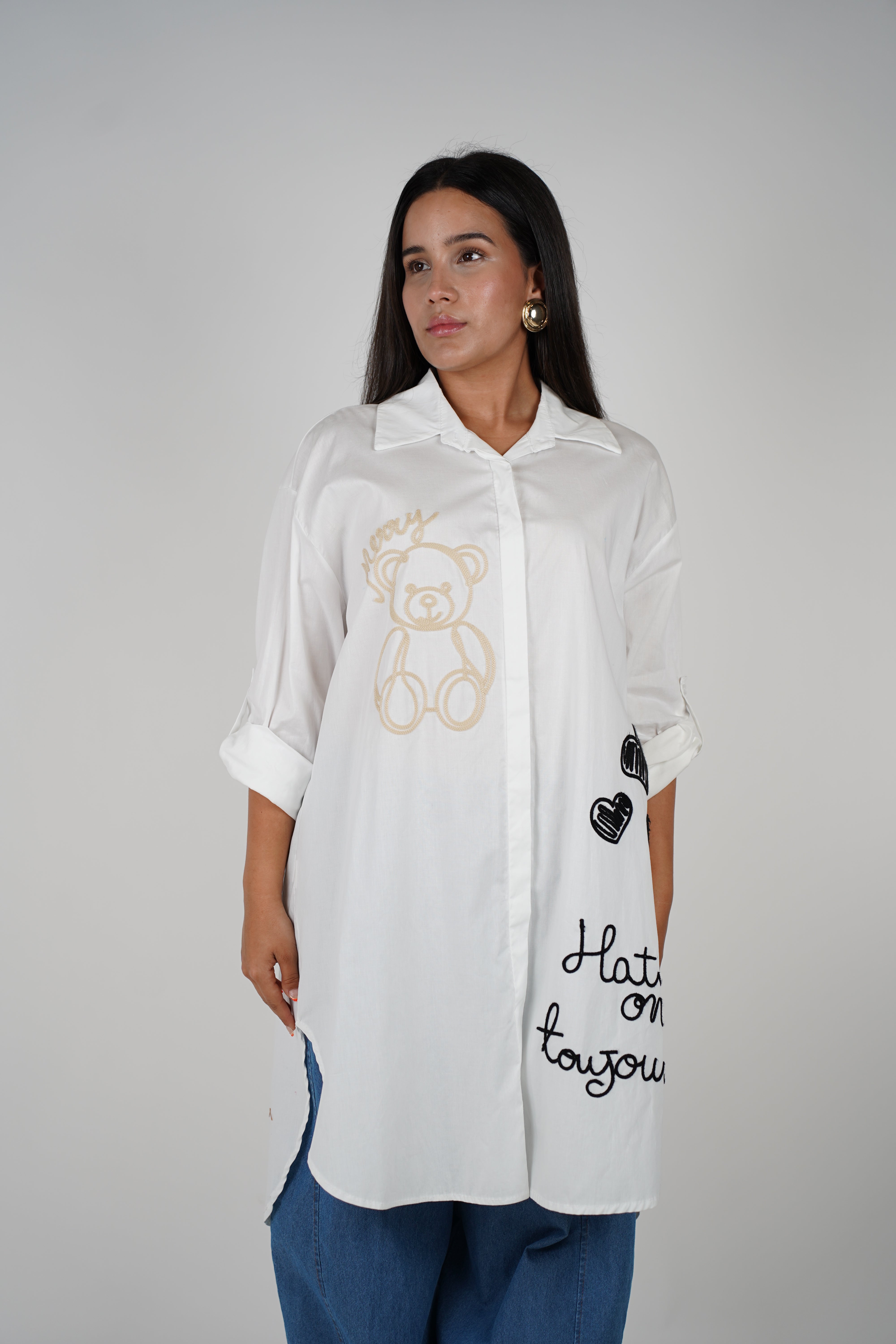 Camisa abotonada Daylin Oso