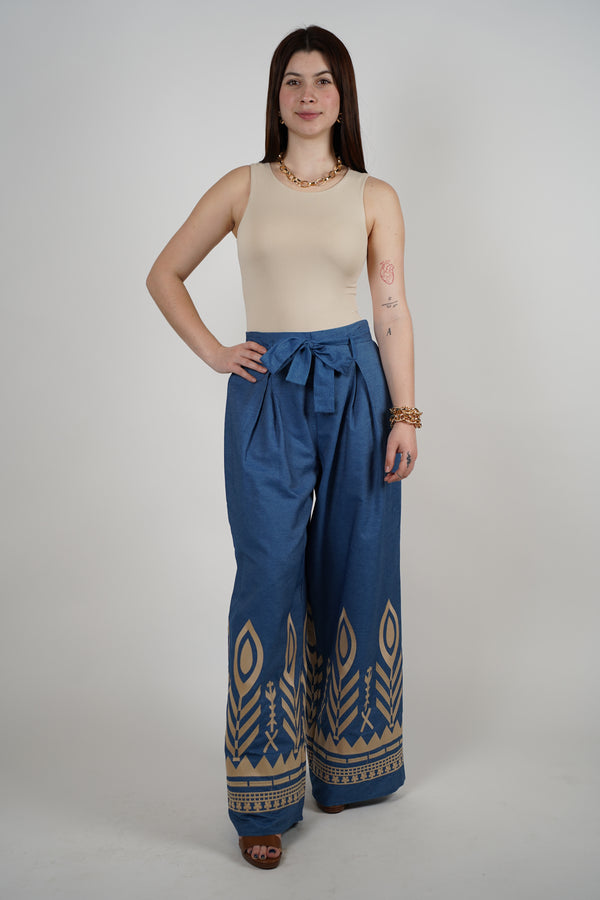 Olguita Embroidered Pants - Carema Boutique