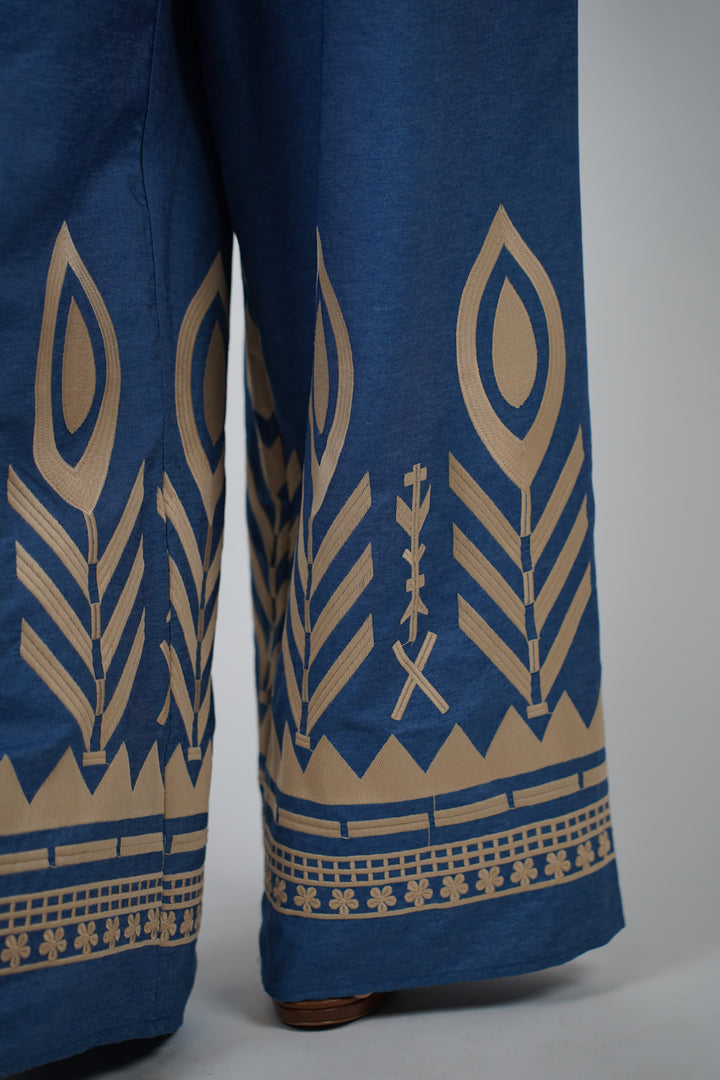 Olguita Embroidered Pants - Carema Boutique