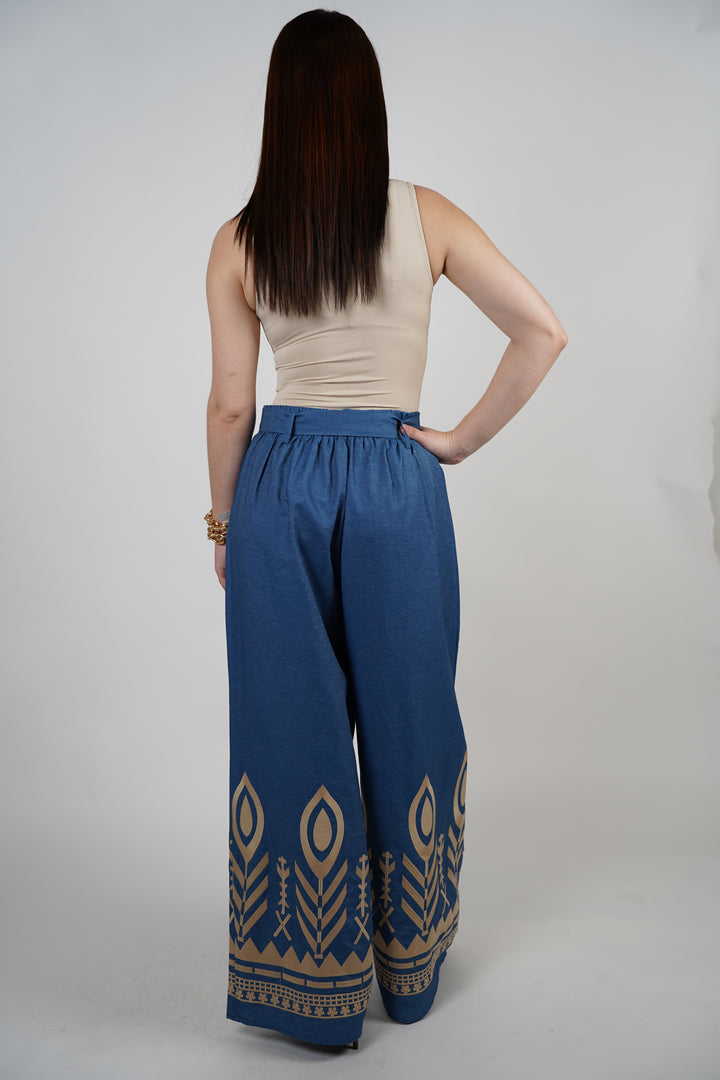 Olguita Embroidered Pants - Carema Boutique