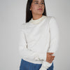 Pearl Neck Long Sleeve – Elegant Knit with Timeless Detail