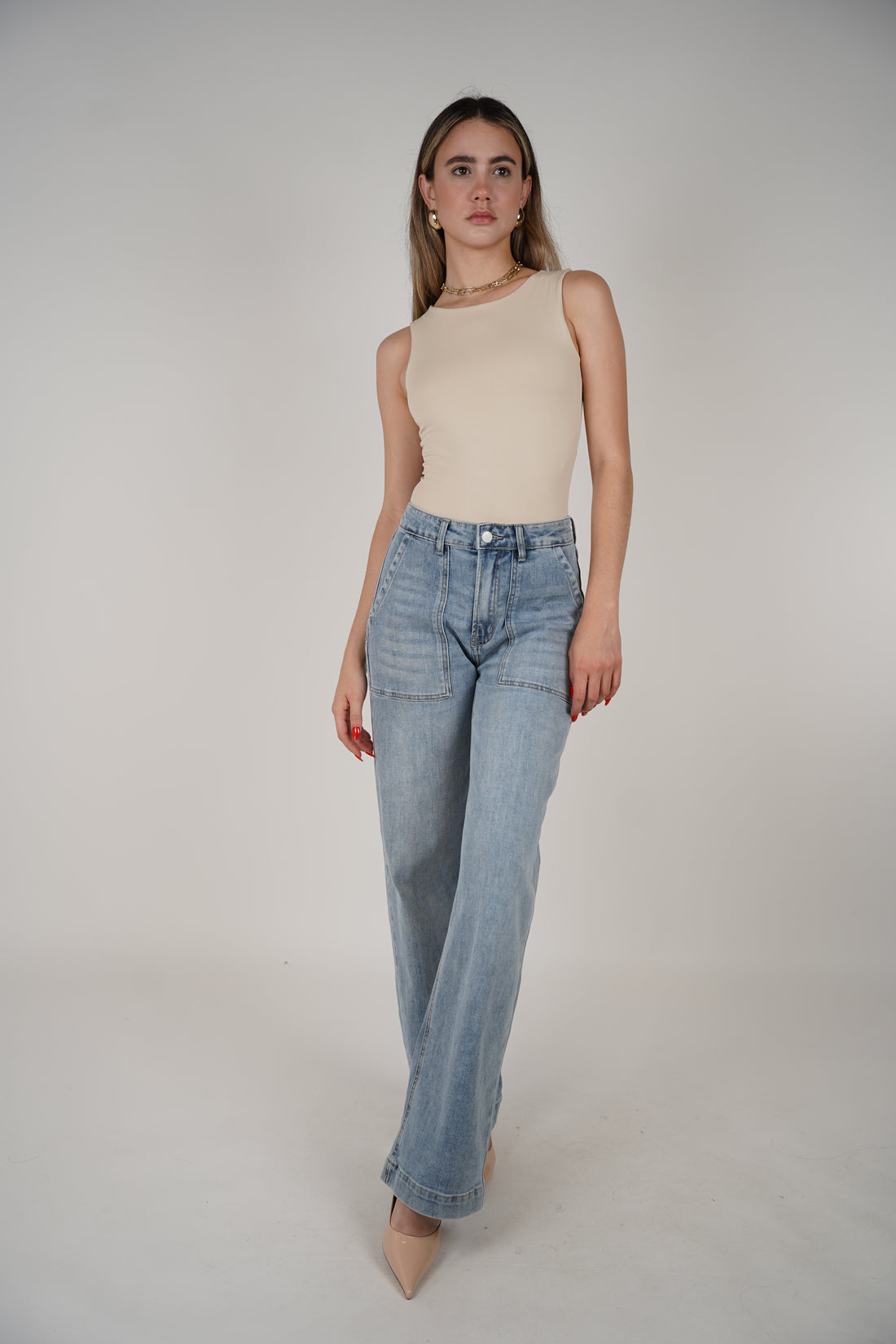 Vaqueros cargo Carla