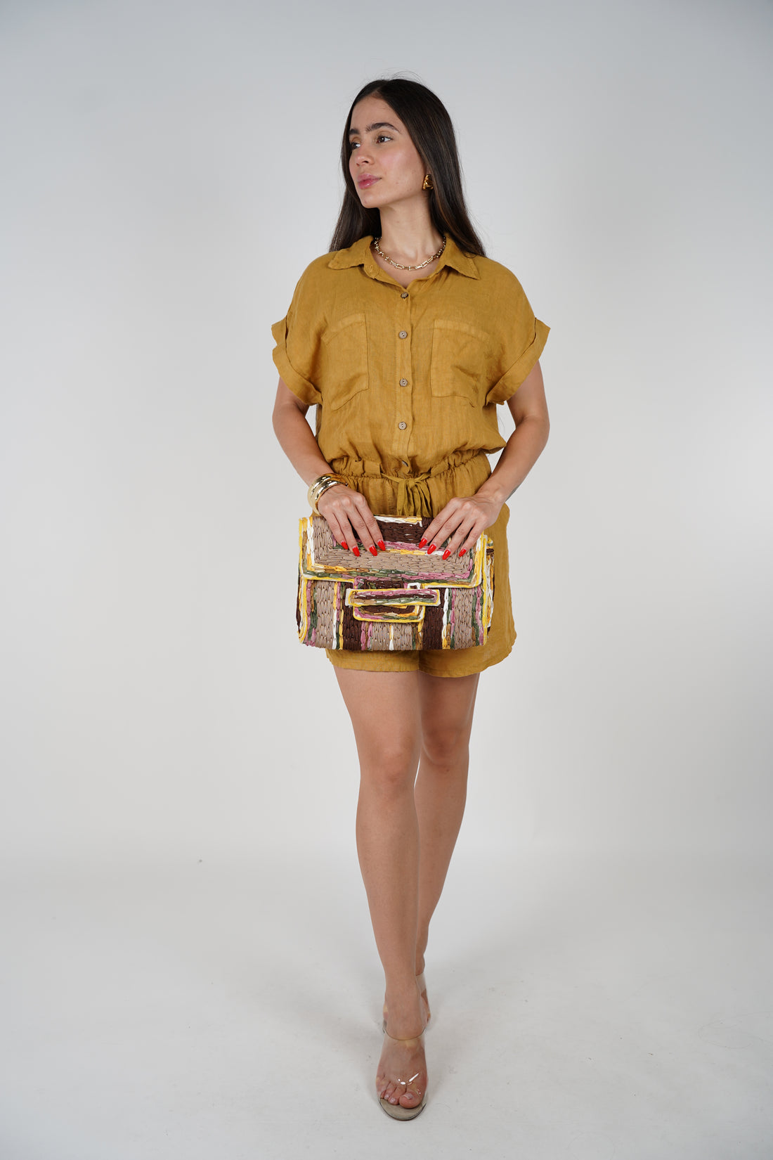 Karo Linen Romper – Easygoing Style, Effortless Cool
