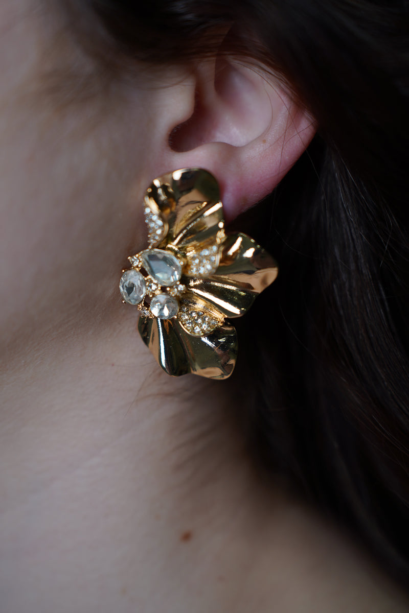 Pendientes de flores