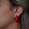 Chunky Tear Drop Earrings - Carema Boutique