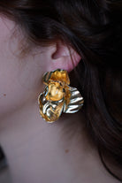 Chunky Flower Earring - Carema Boutique