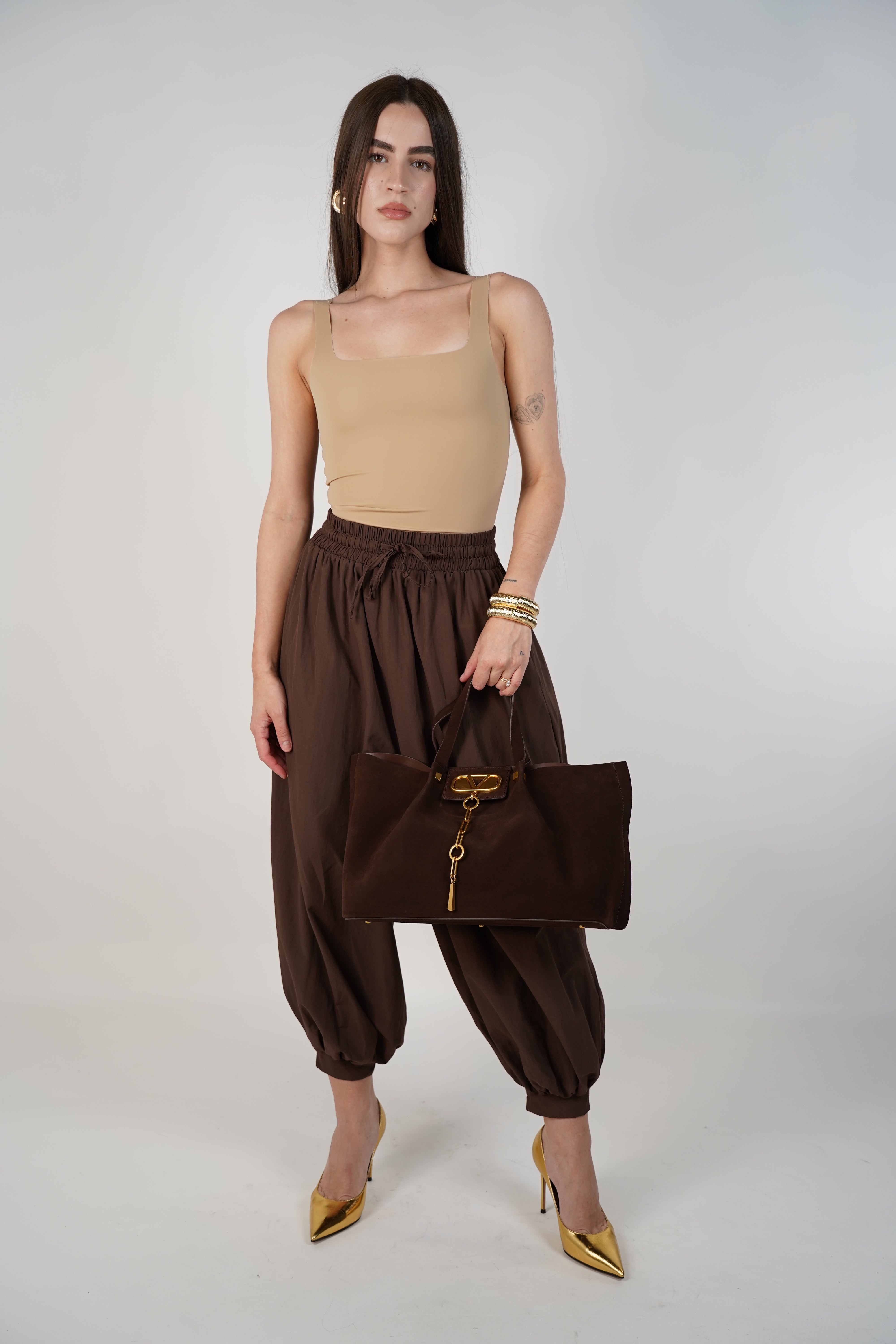 Veria Aladdin Joggers – Relaxed Balloon Silhouette