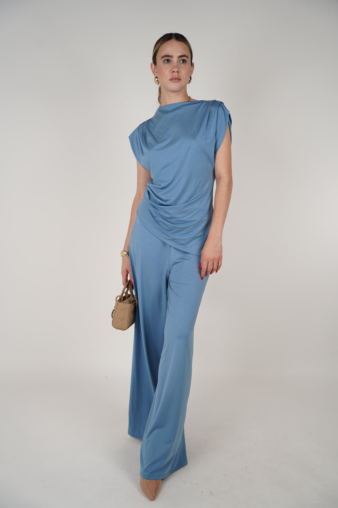 Sira Soft Pants – Wide-Leg Knit Lounge Pants One Size
