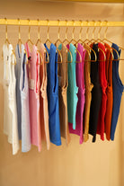 Round Neck No Sleeves Basics - Carema Boutique