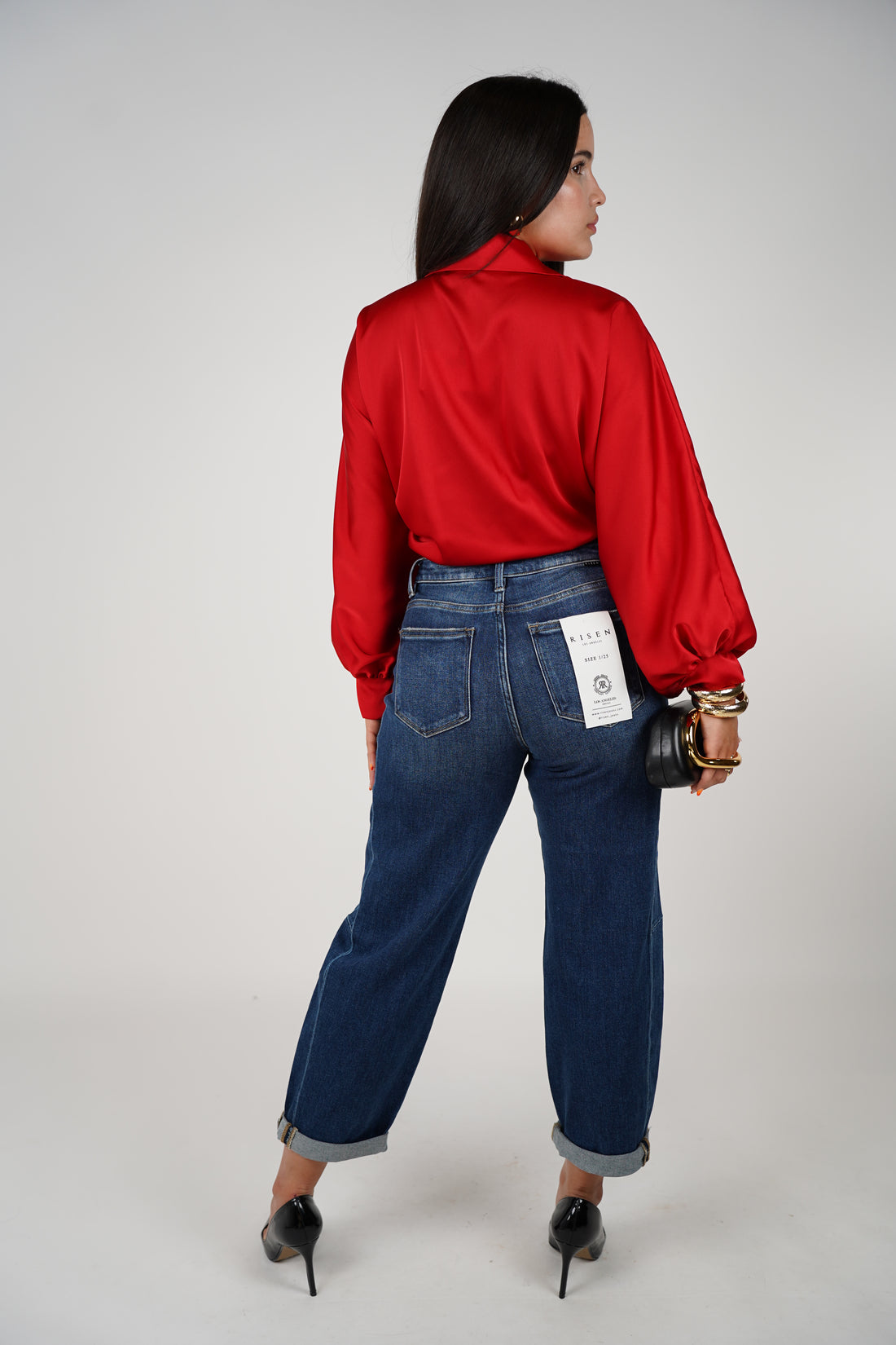 Blusa de seda Agatha