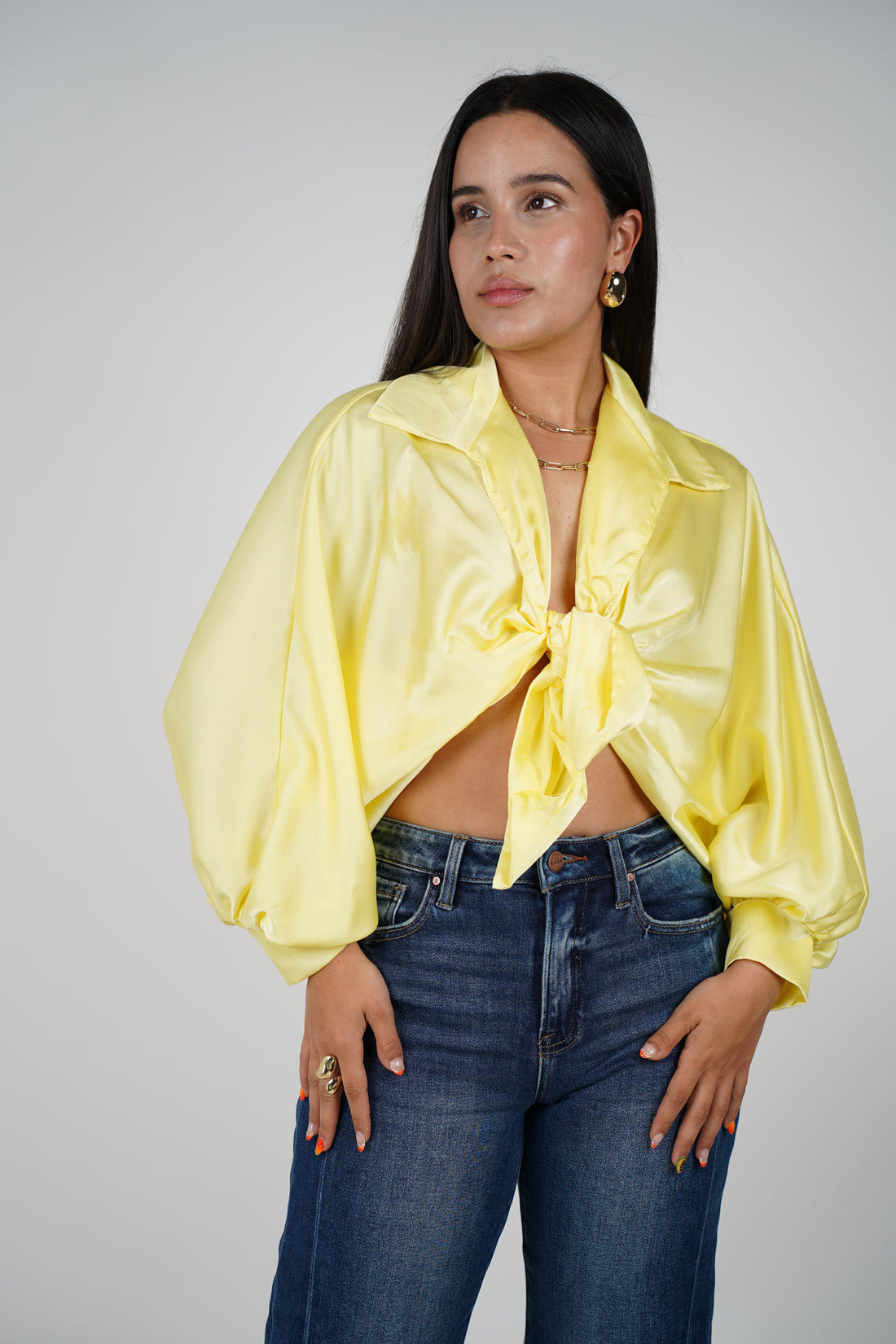 Blusa de seda Agatha