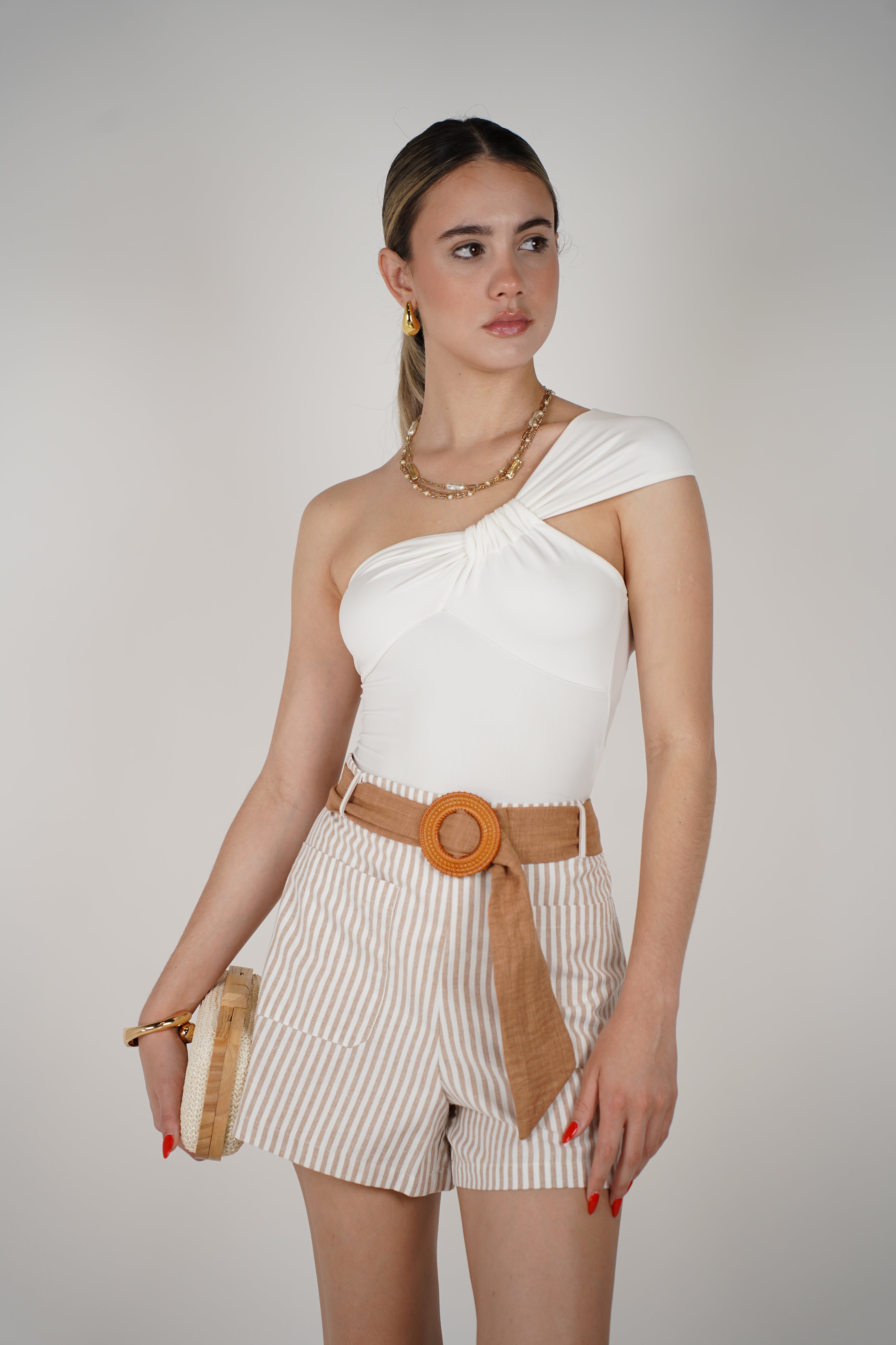 Covi Striped Shorts – Classic Style with a Modern Twist