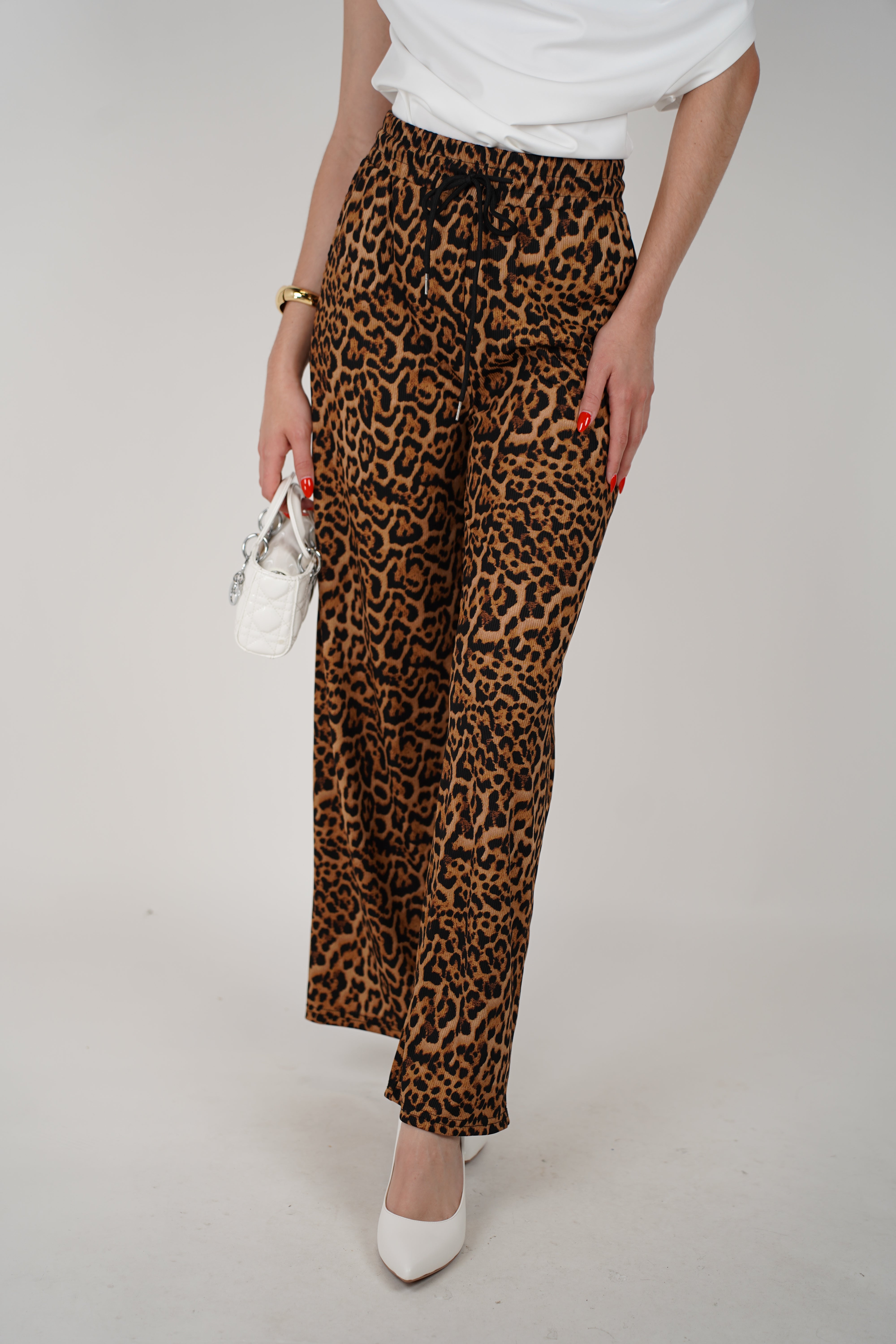 Arianna Pants – Leopard Print Lounge Trousers