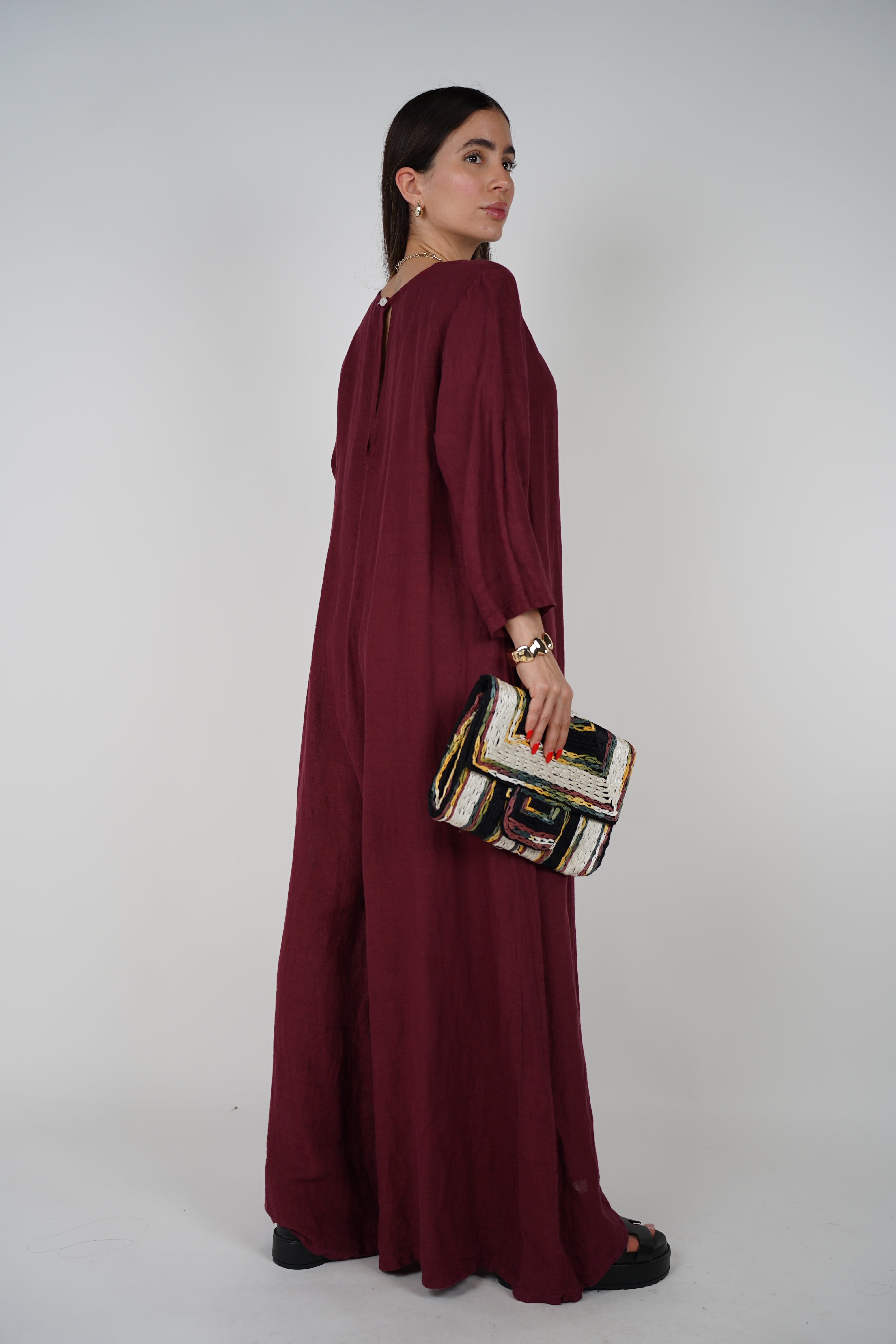 Alina Linen Jumpsuit – Effortless Style Meets All-Day Comfort