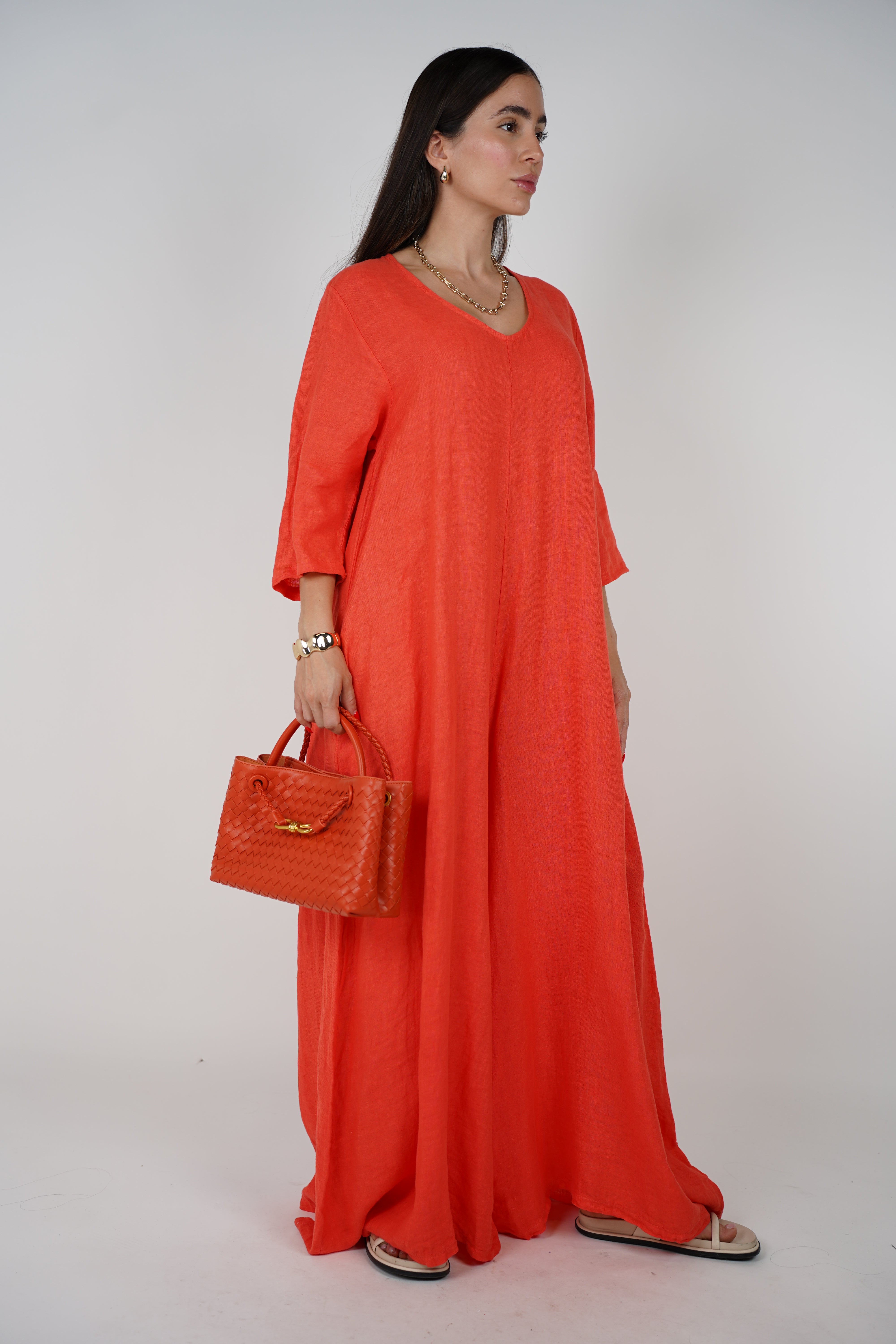 Alina Linen Jumpsuit – Effortless Style Meets All-Day Comfort