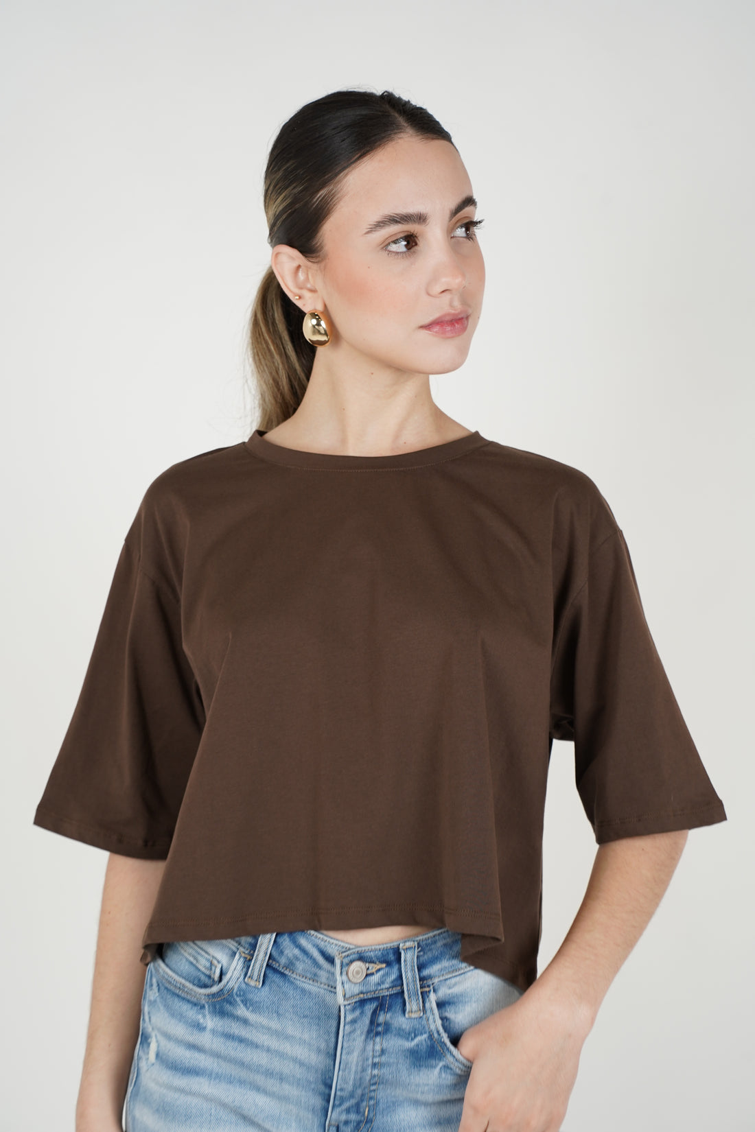 Olivia Box Cropped Top