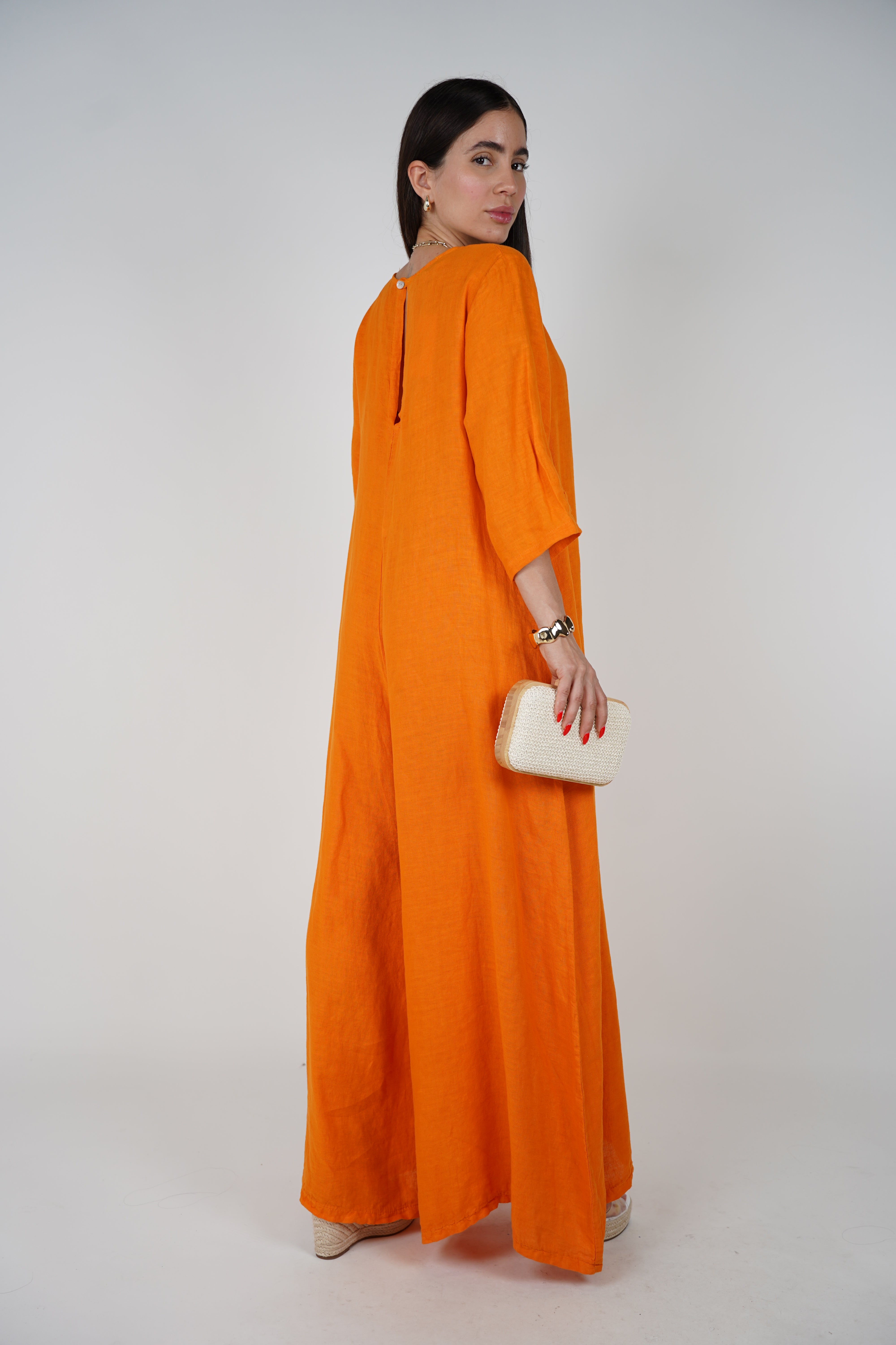 Alina Linen Jumpsuit – Effortless Style Meets All-Day Comfort