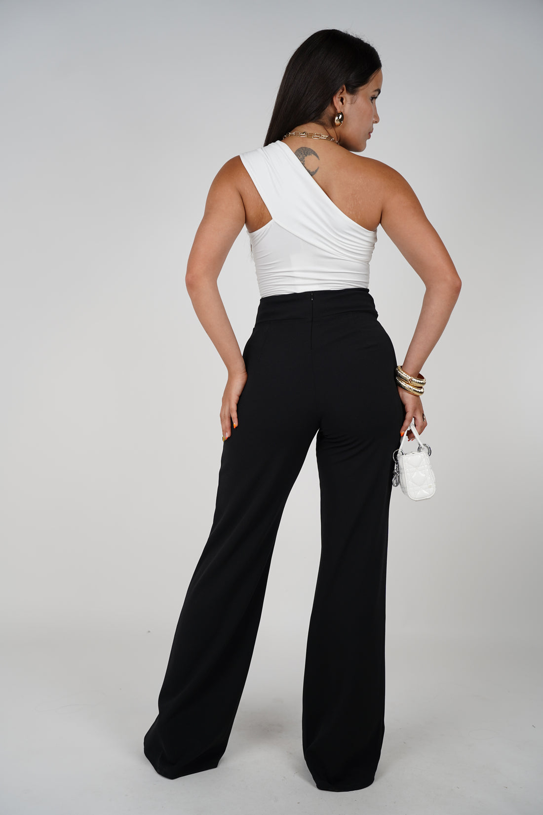 Isla Pants – Sleek High-Waisted Black Trousers