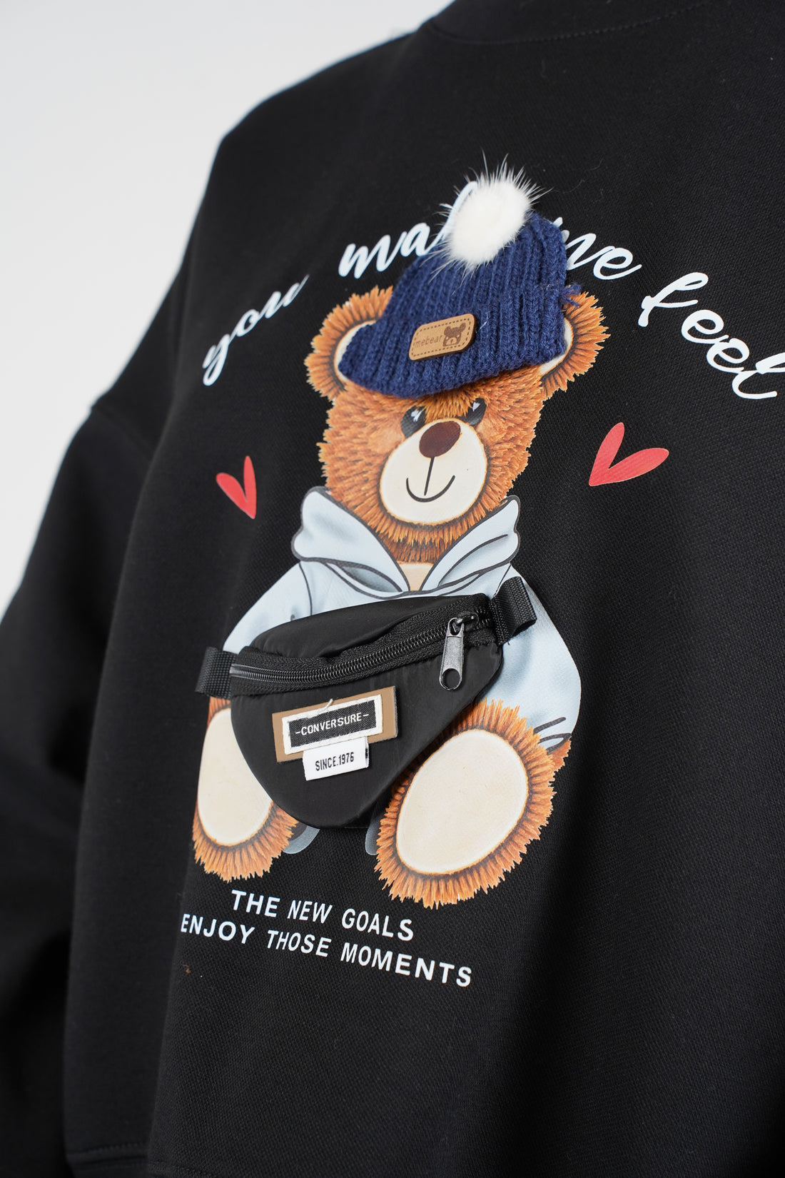 Snuggle Love Bear Sweater – Cozy Cute Heartfelt Graphic