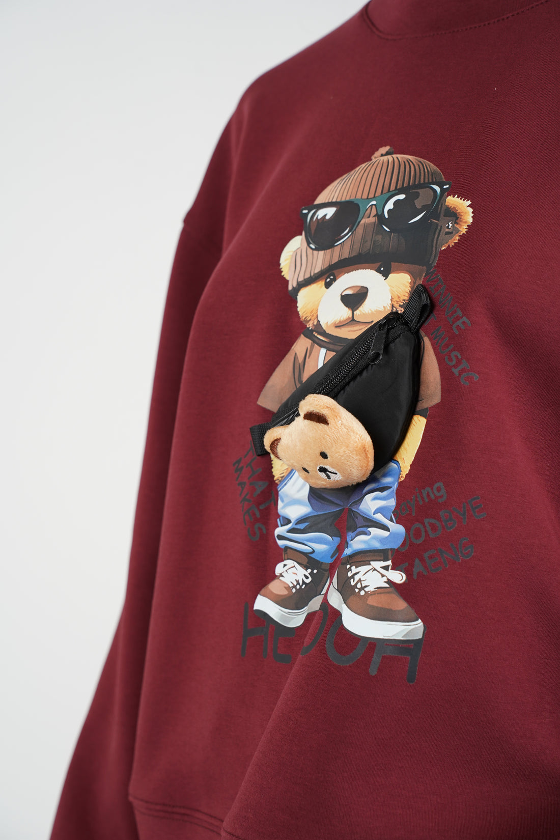 Teddlyn Double Bear Sweater – Playful Cozy Graphic Knit