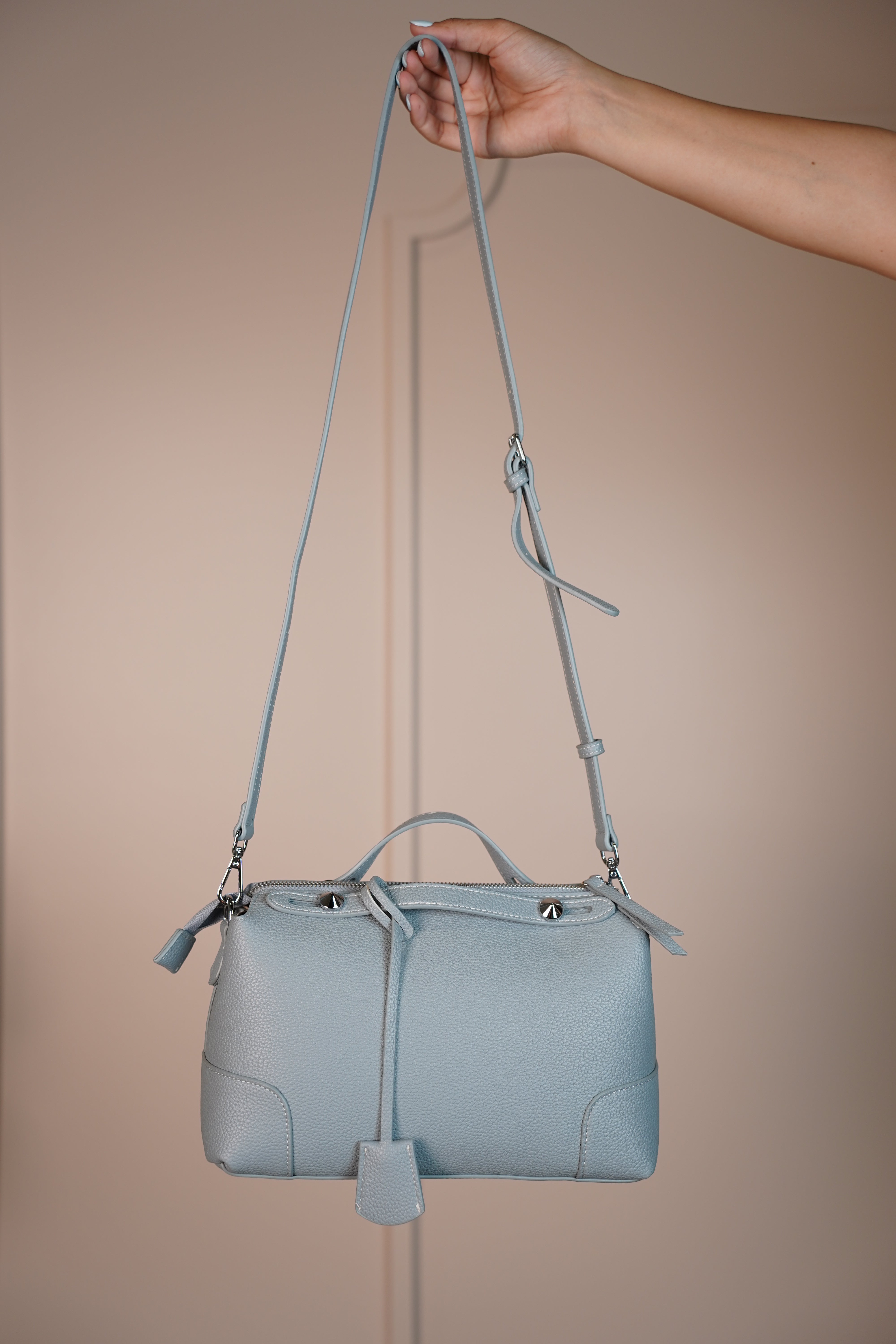 RosaMarie Soft Ruched Shoulder Bag – Gathered Top Handle Purse in 5 Colors - Carema Boutique