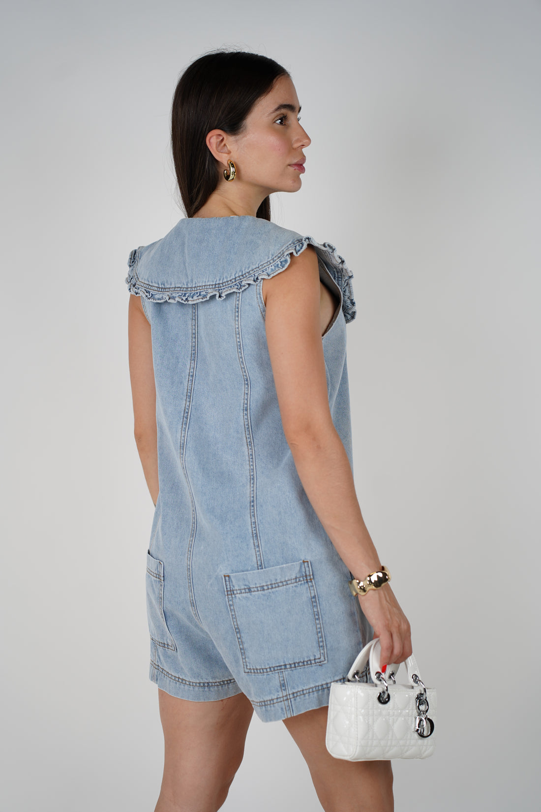 Giselle Denim Romper – Sweet, Casual, and Effortlessly Cool