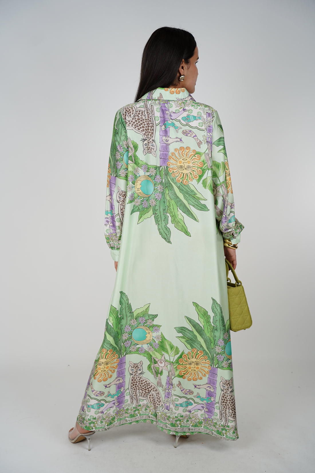 Vestido estampado de Mónica