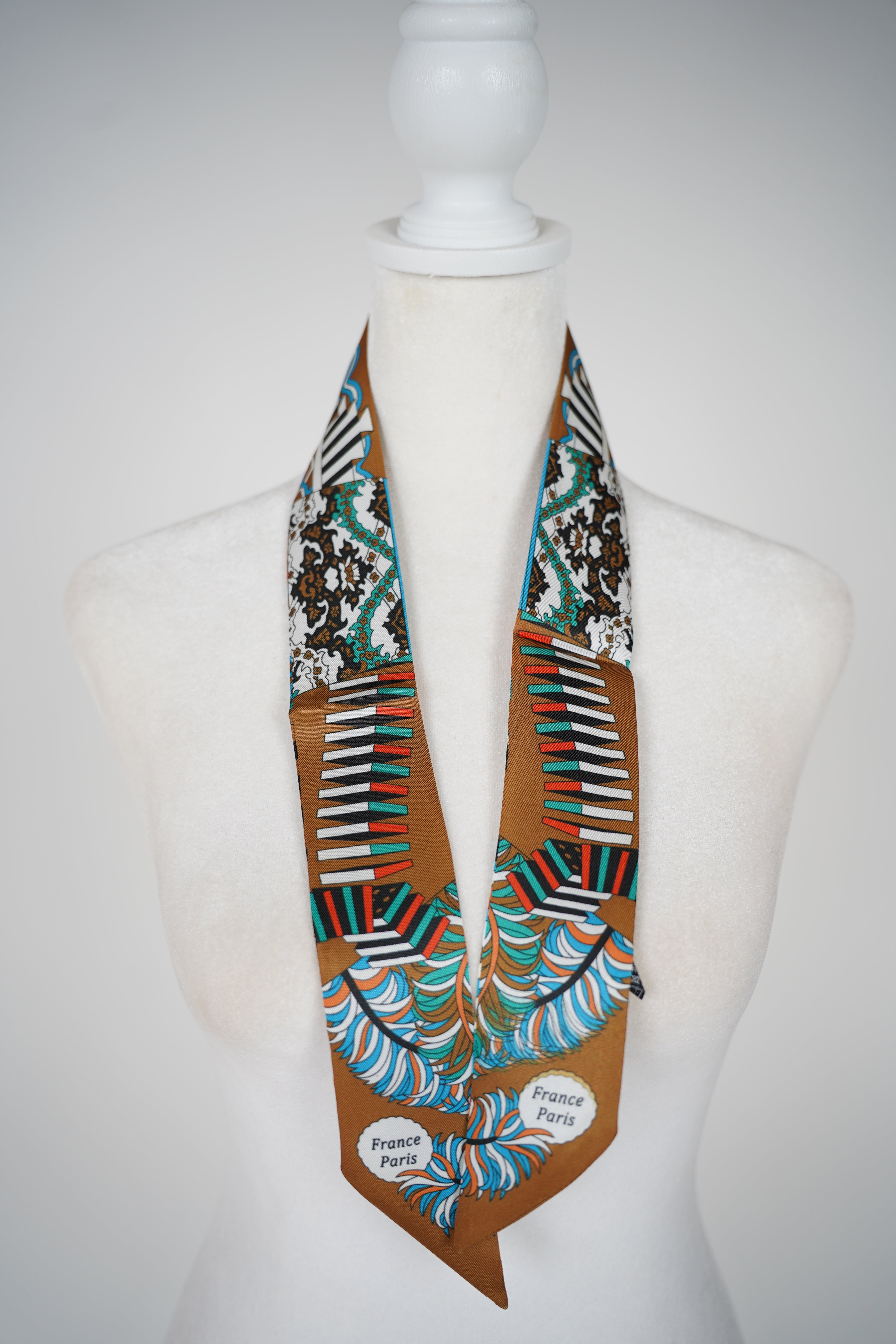 Parisian Twilly – Versatile Mini Scarf for Neck, Hair, or Bags