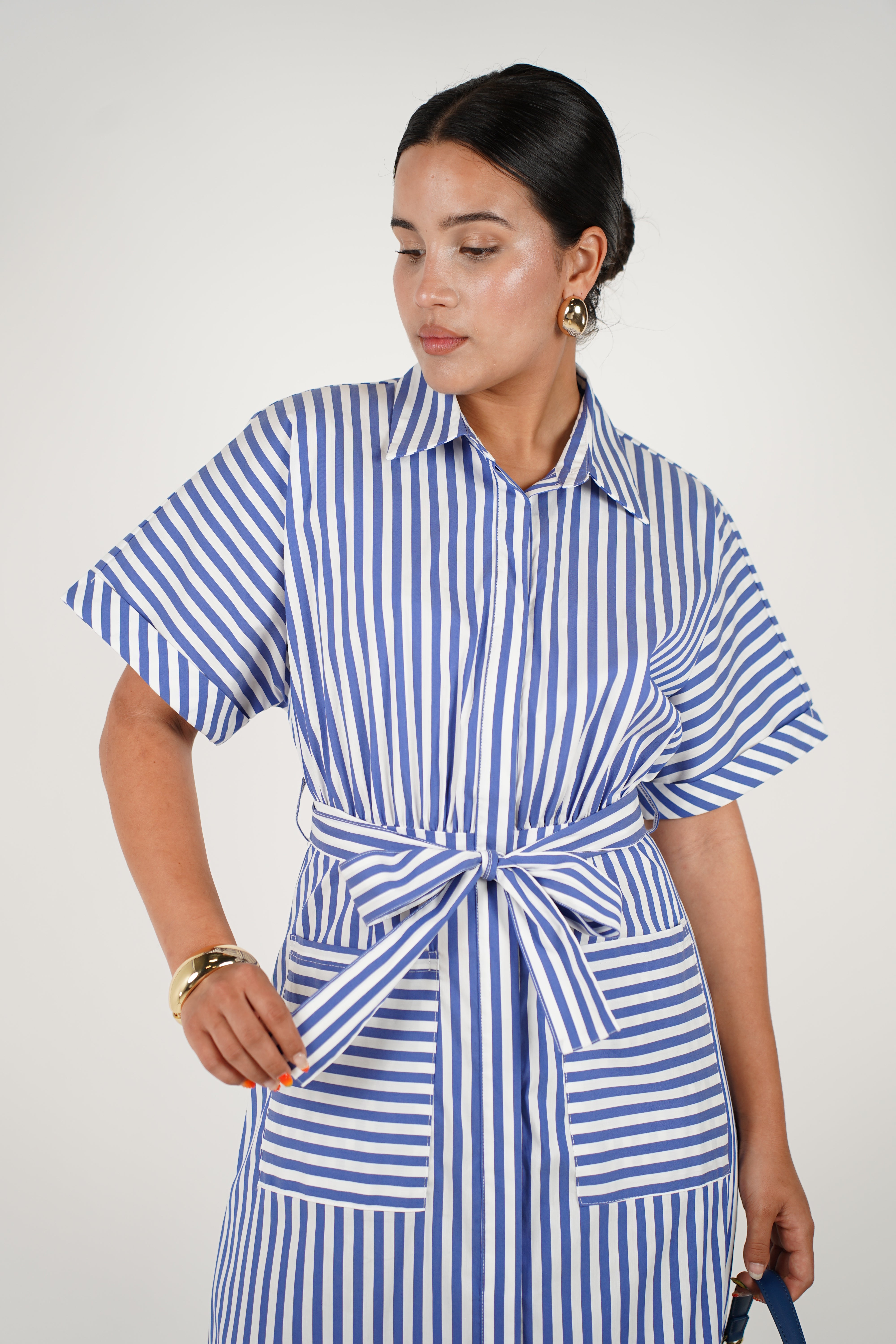 Rilaya Striped Maxi Dress – Casual Chic with a Nautical Twist