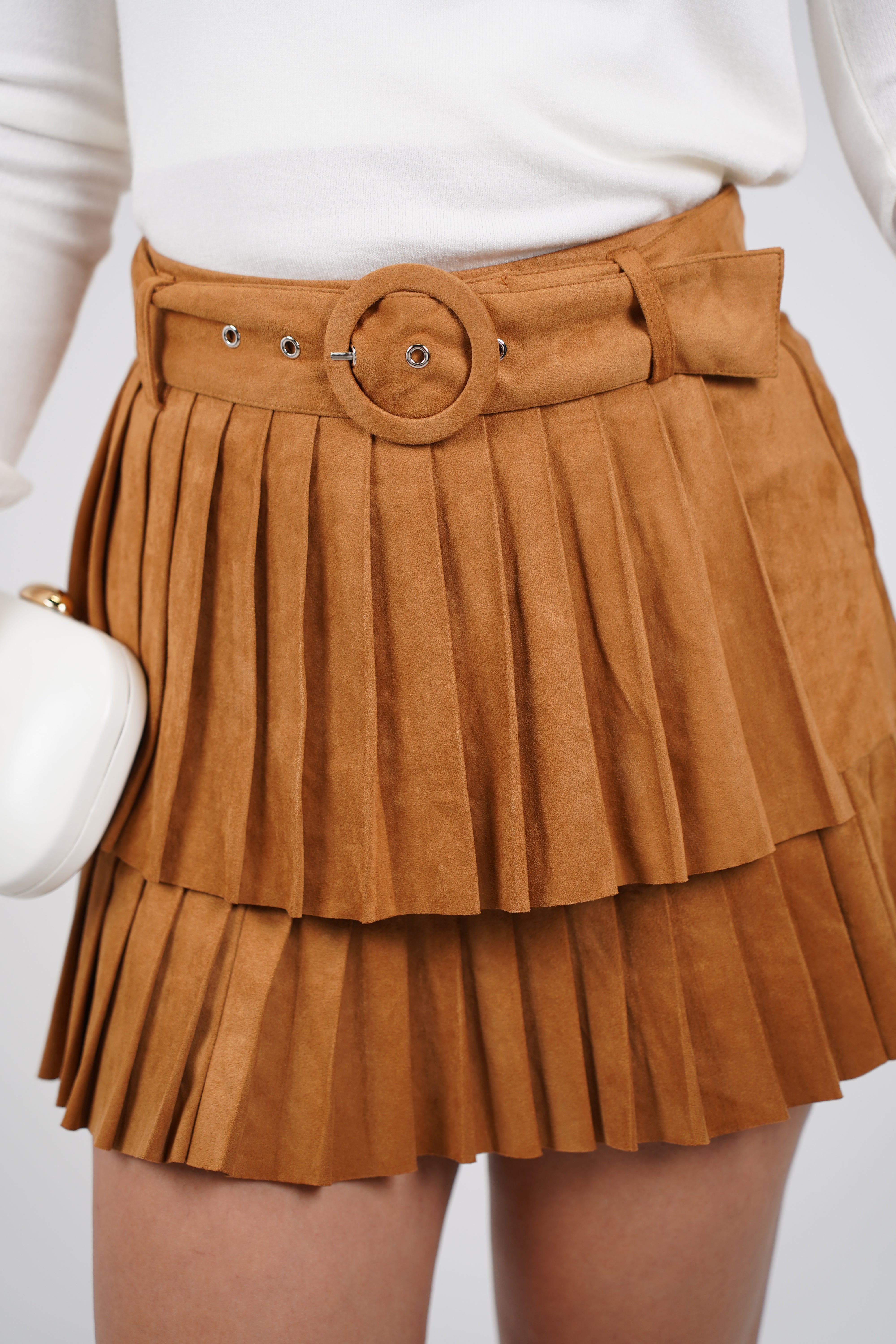 Tyla Mini Suede Skirt – Carema Boutique