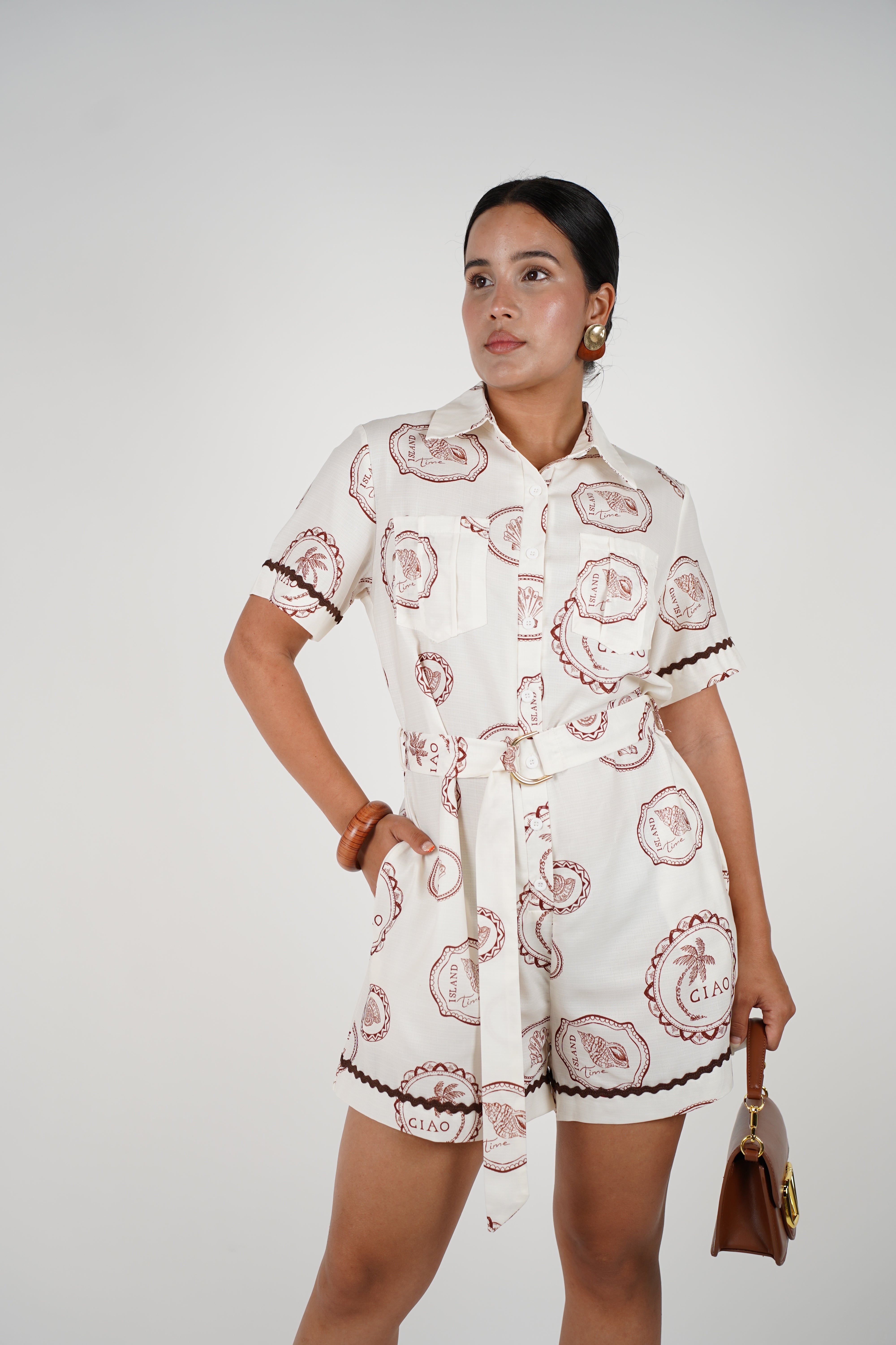 Kaelis Shells Romper – Coastal Charm Meets Everyday Ease