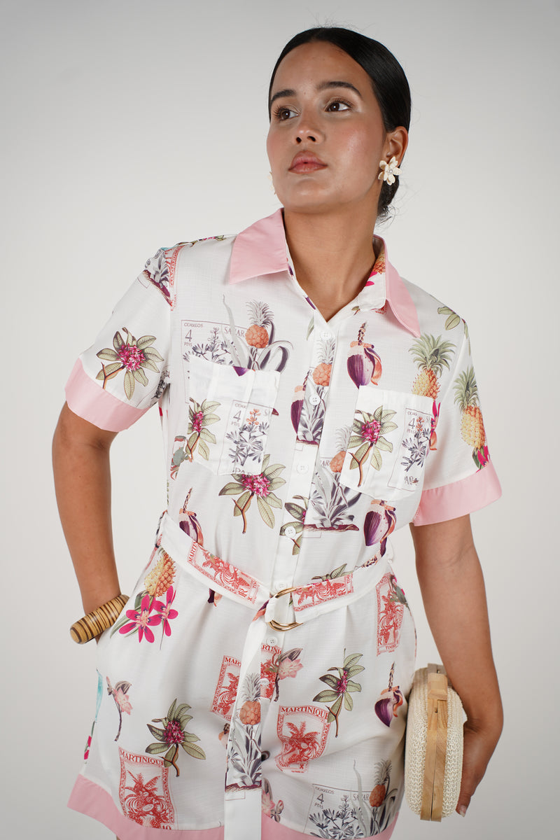 Saryna Pineapple Romper – Sweet Style with a Tropical Twist