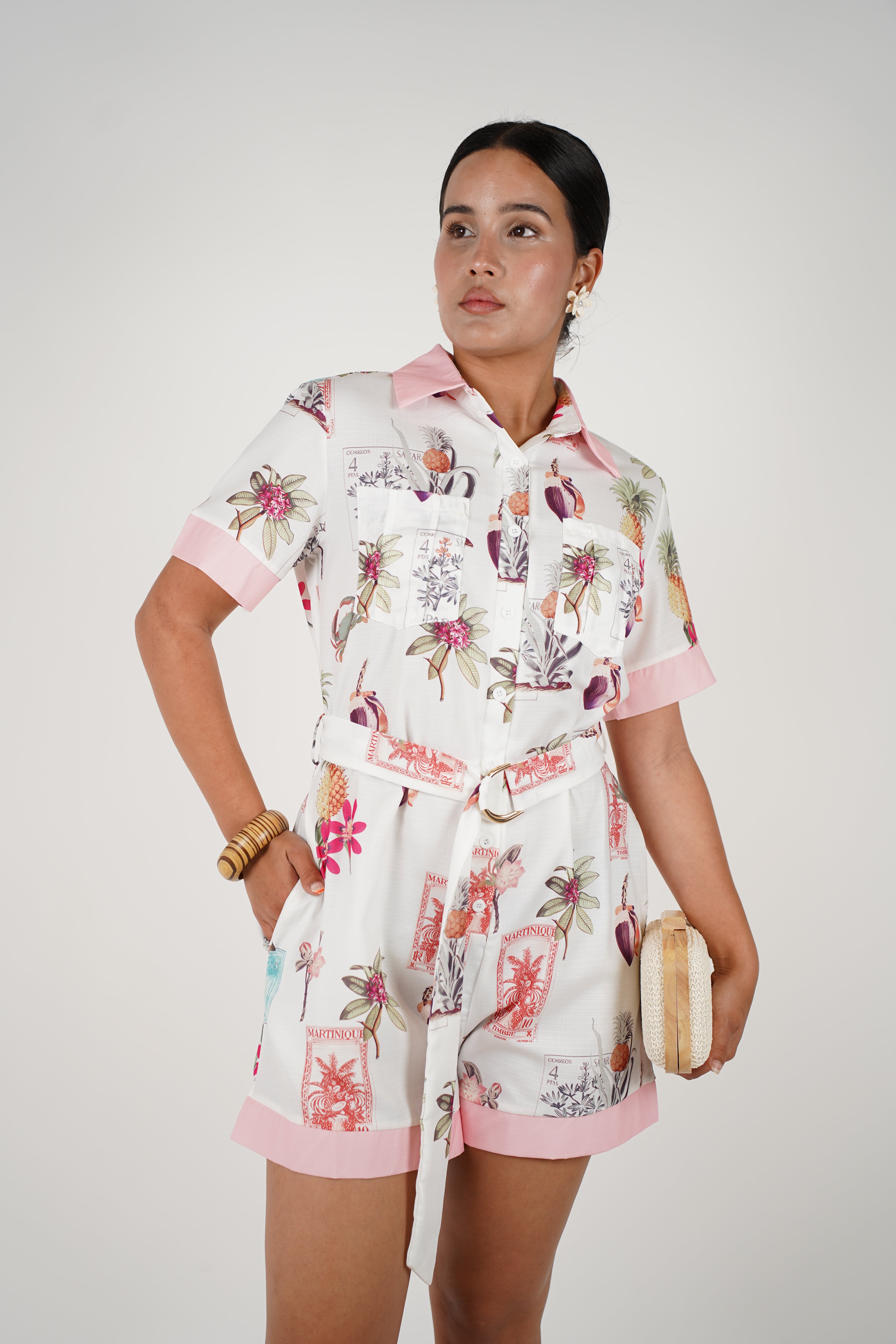 Saryna Pineapple Romper – Sweet Style with a Tropical Twist