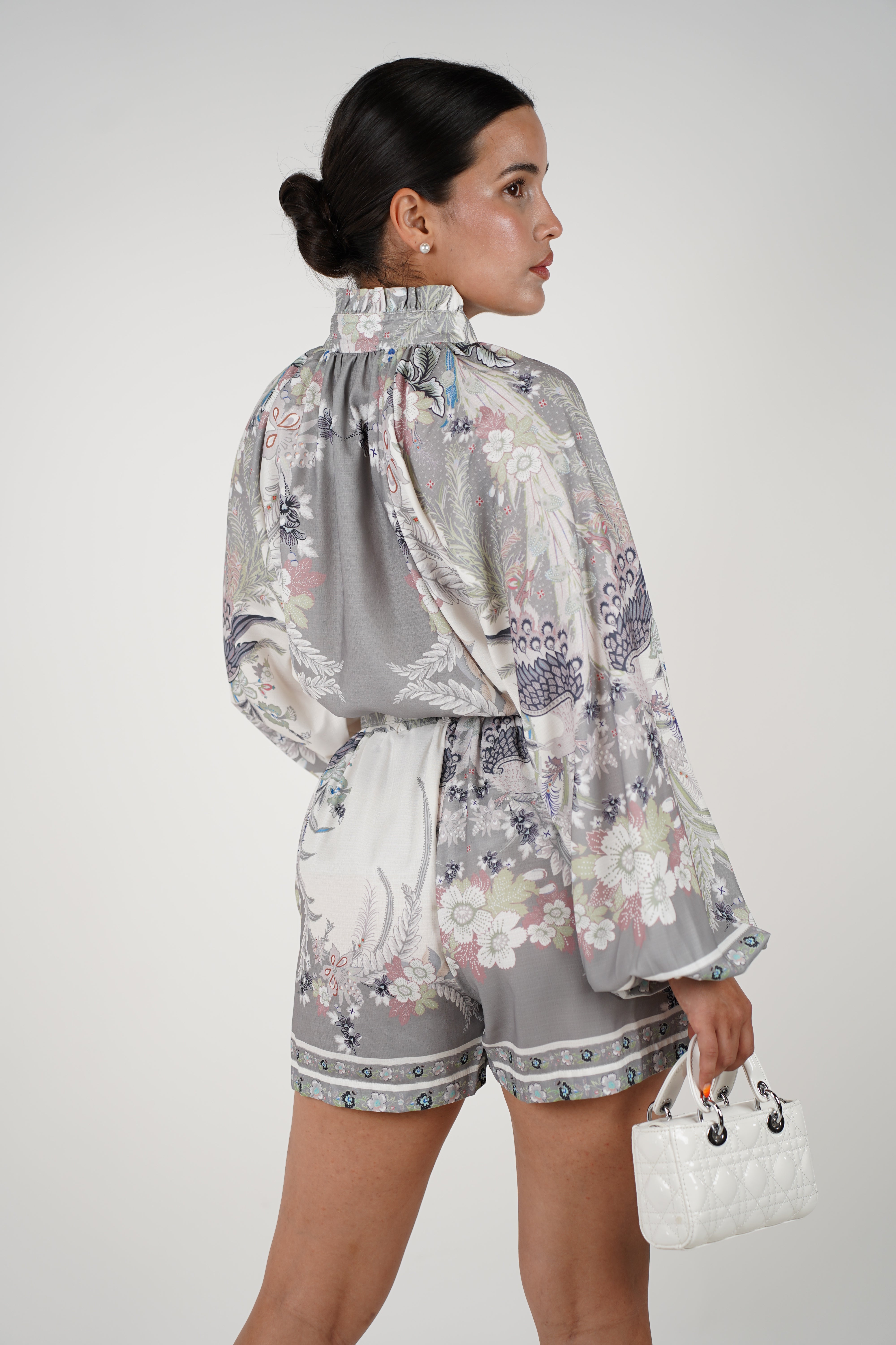 Veliri Shorts Set – Elegant Print and Effortless Grace