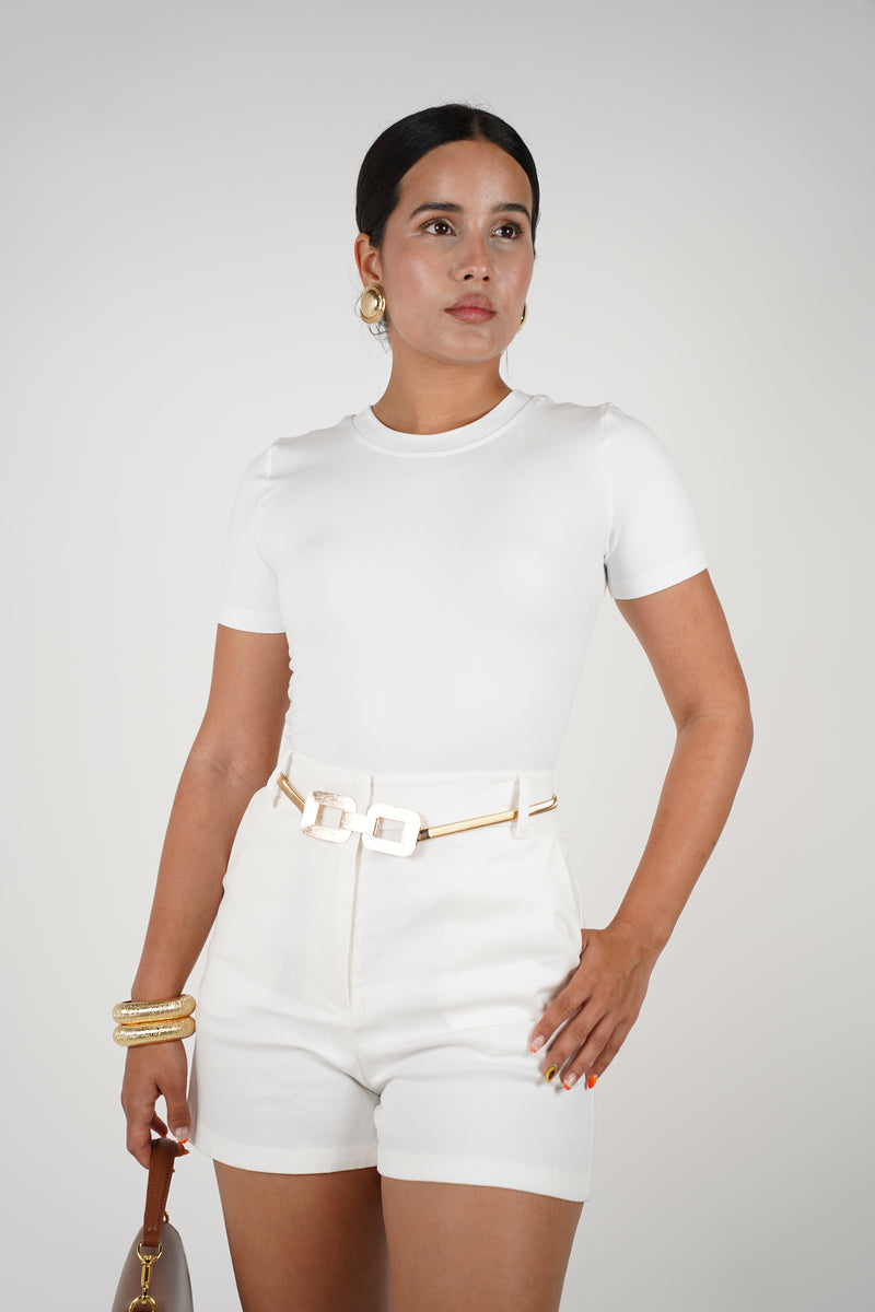 Cynera Shorts – Crisp, Clean & Effortlessly Polished