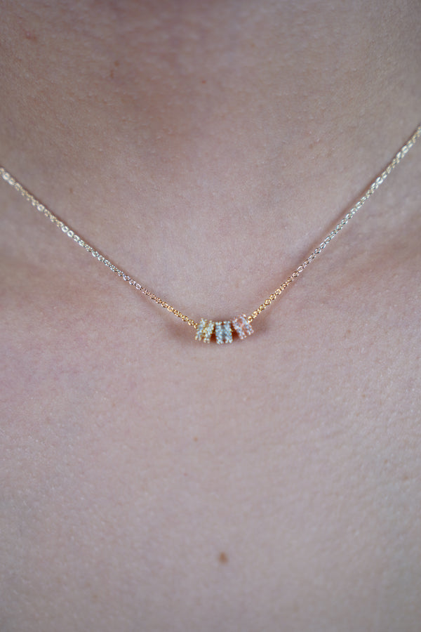 Vera Colorful Thin Necklace